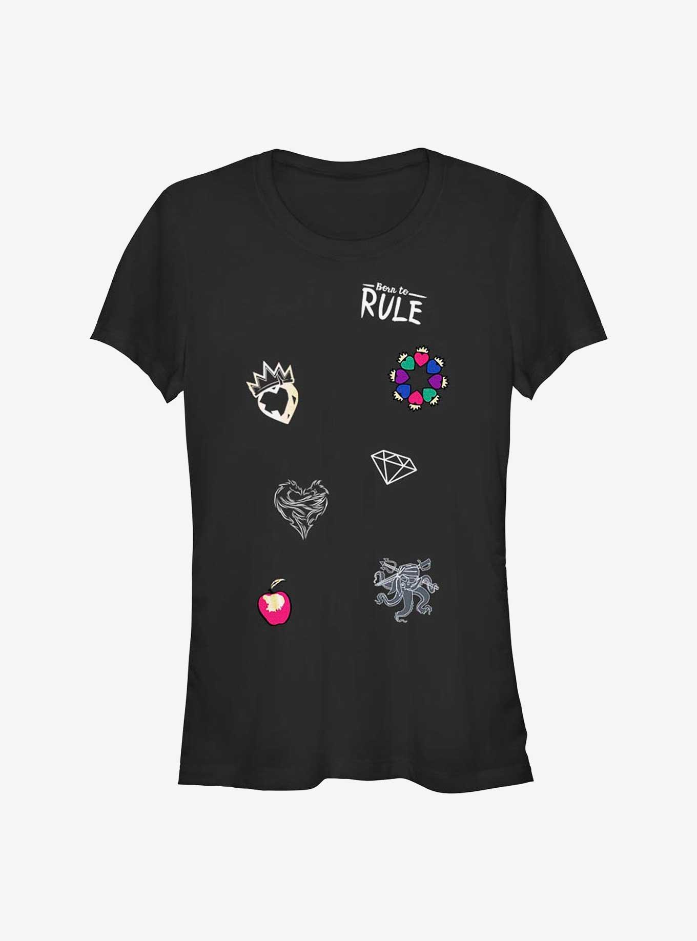 Disney Descendants Evie Peace Patches Girls T-Shirt, , hi-res
