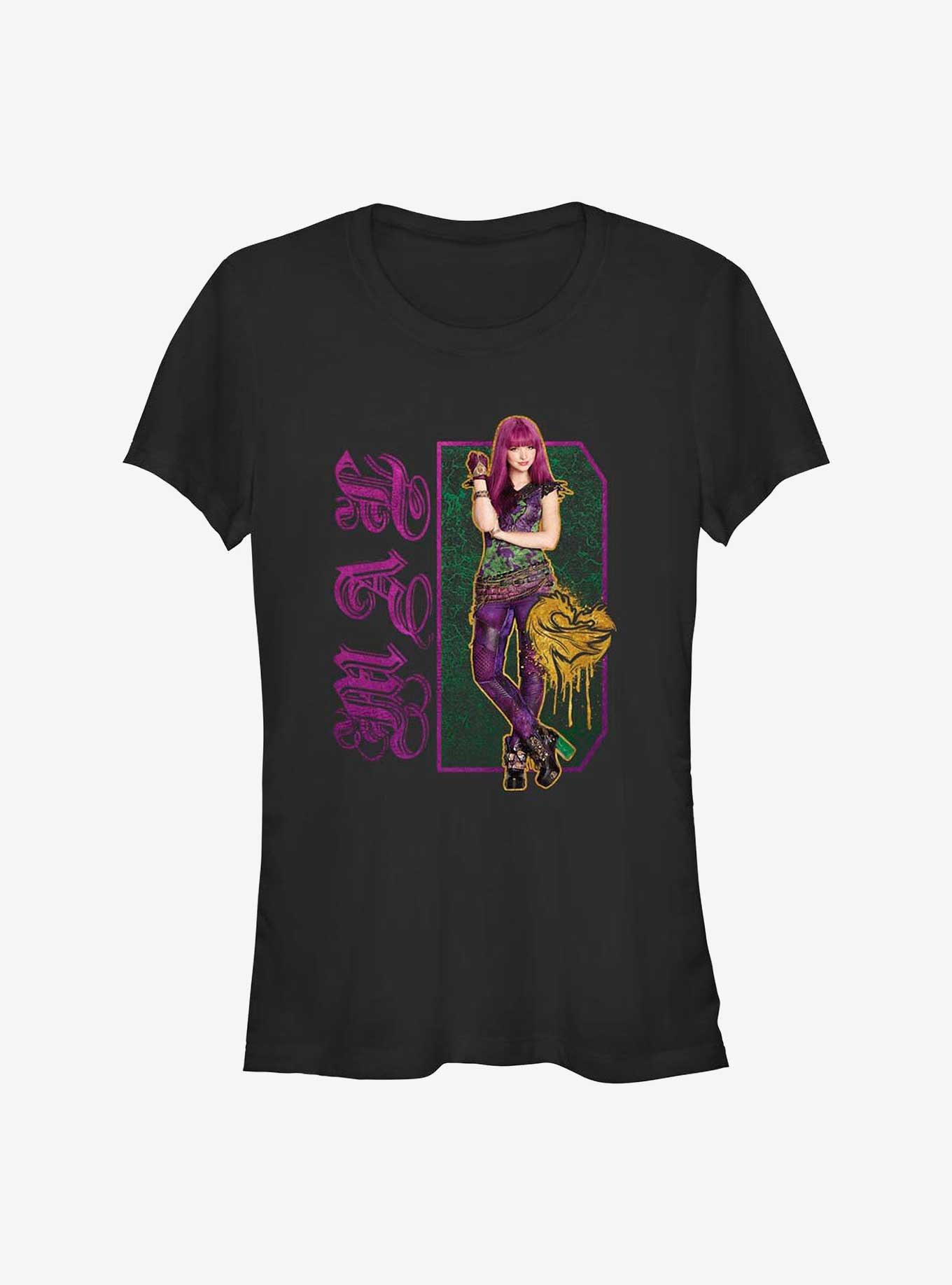 Disney Descendants Mal Solo Focus Girls T-Shirt, BLACK, hi-res