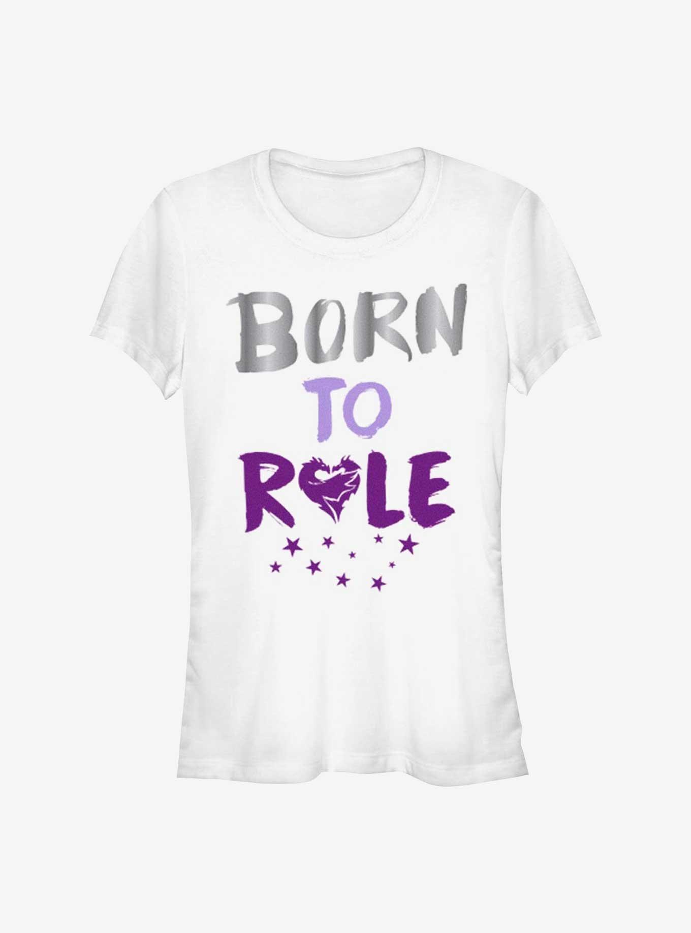 Disney Descendants Born To Rule Girls T Shirt White Hot Topic 