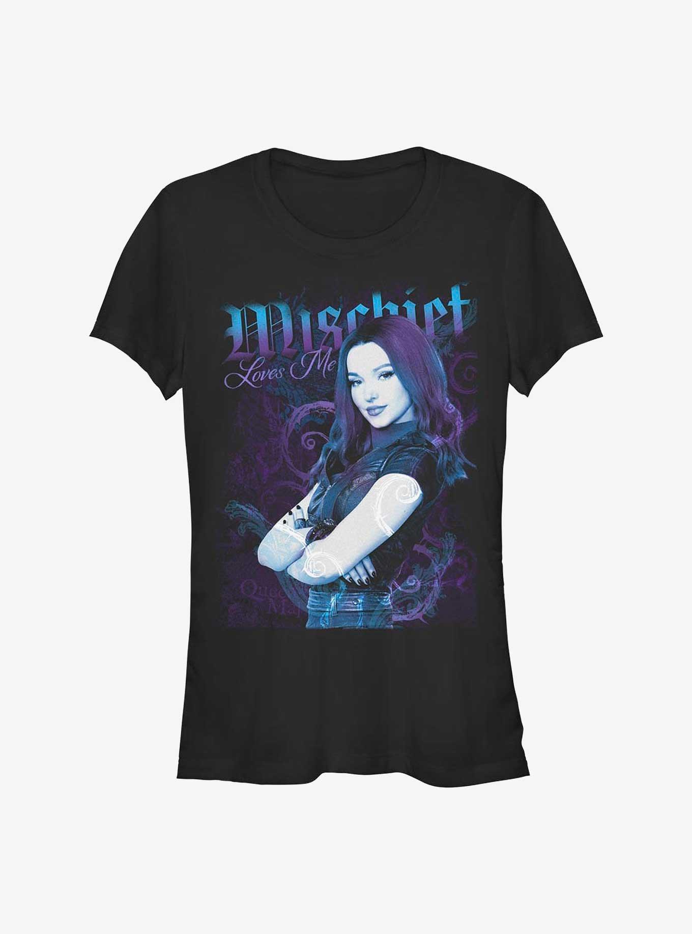 Disney Descendants Mischief Mal Girls T-Shirt, BLACK, hi-res