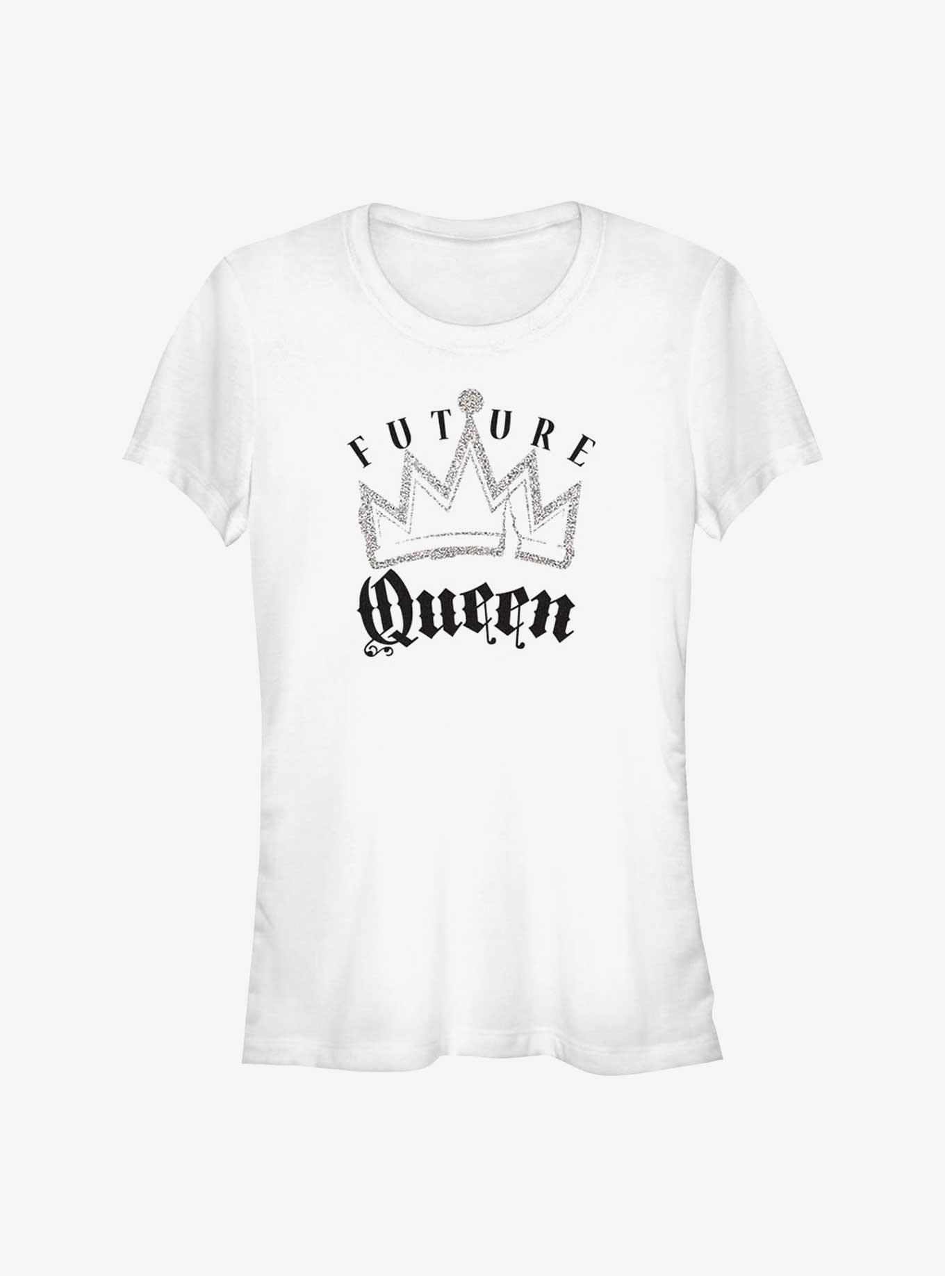 Disney Descendants Crowned Queen Girls T-Shirt, WHITE, hi-res