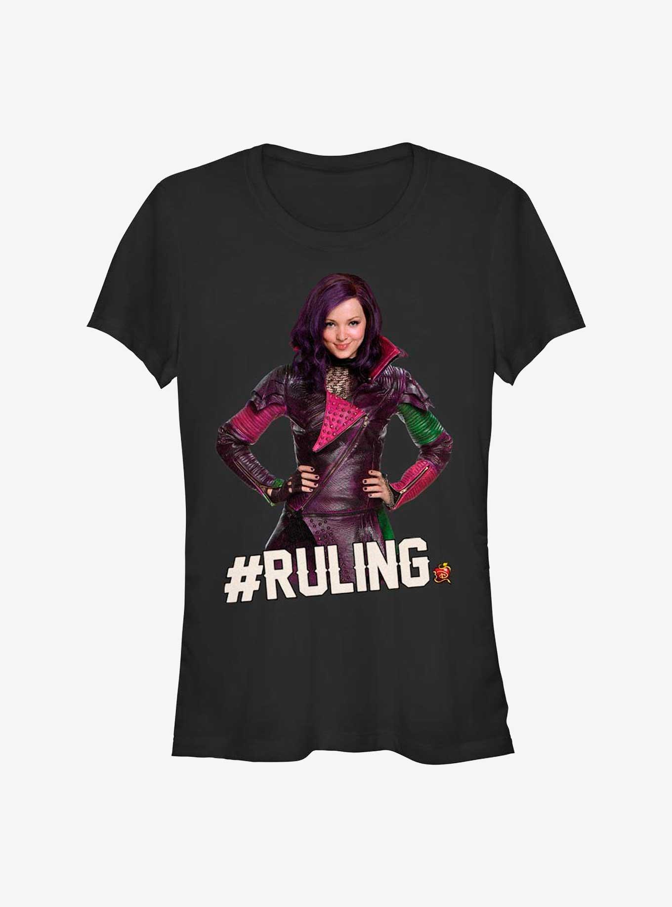 Disney Descendants Descendants #Ruling Girls T-Shirt, BLACK, hi-res