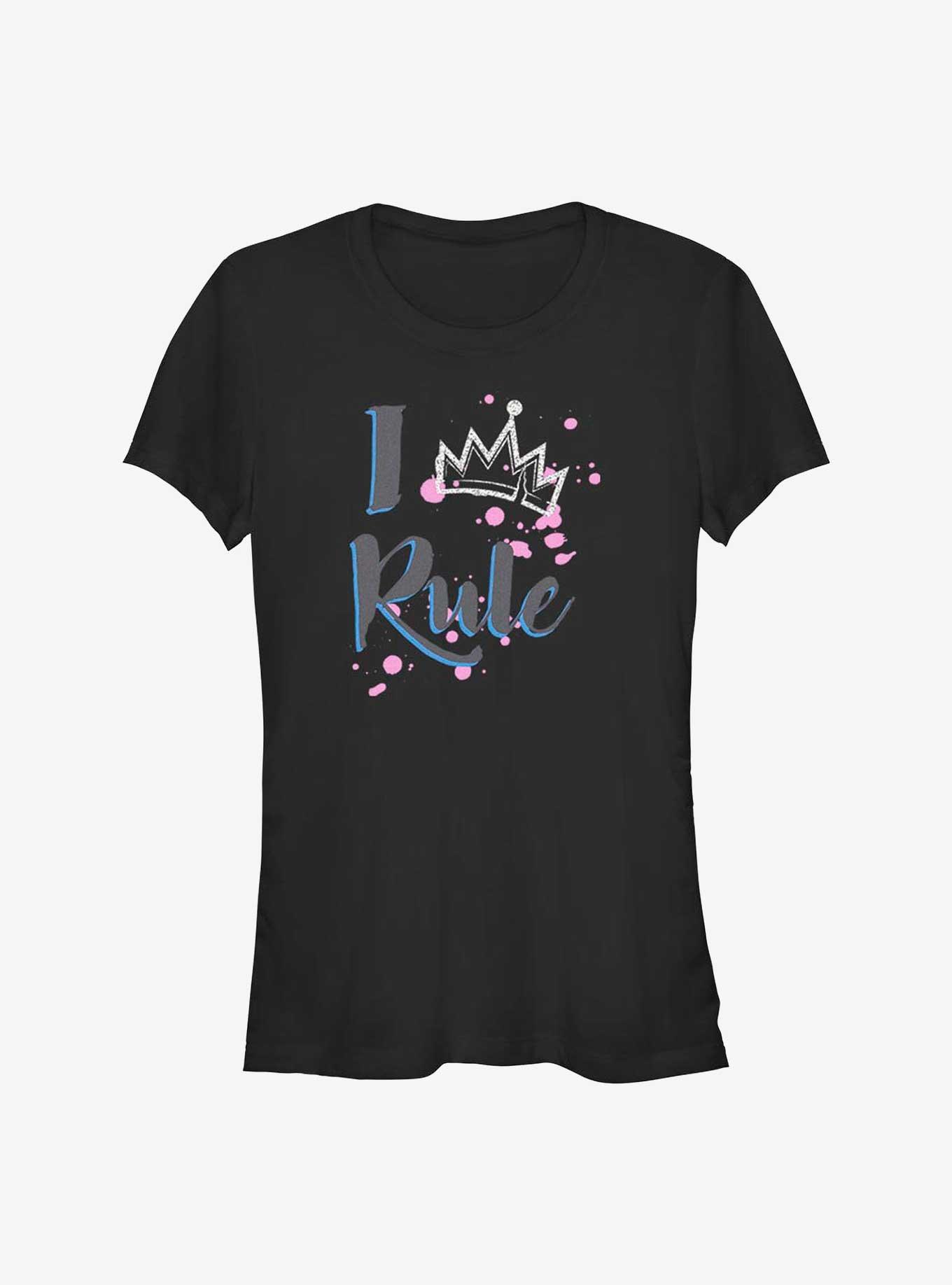 Disney Descendants Descendants Rule Girls T-Shirt, BLACK, hi-res