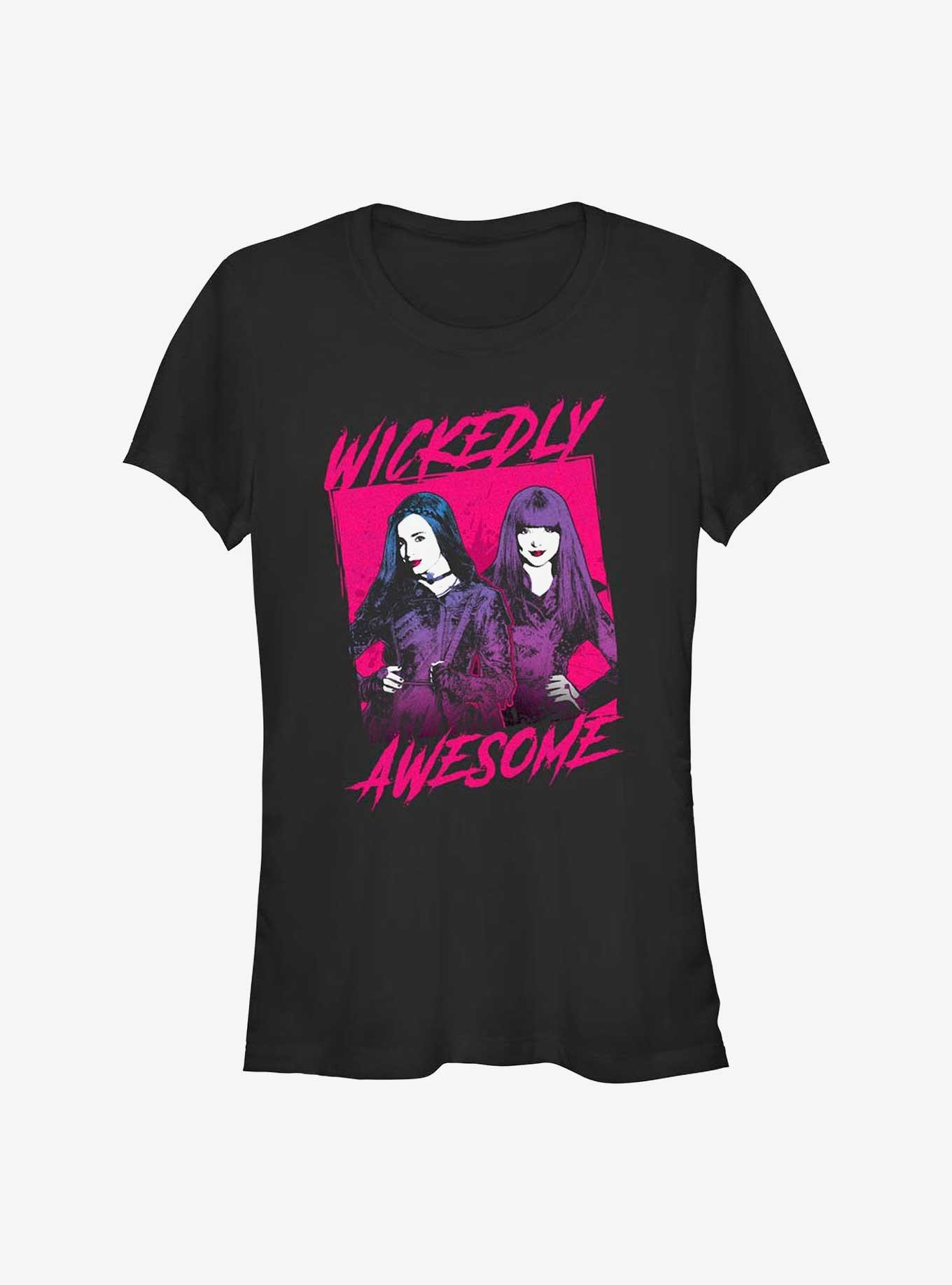 Disney Descendants Wickedly Awesome Girls T-Shirt, BLACK, hi-res