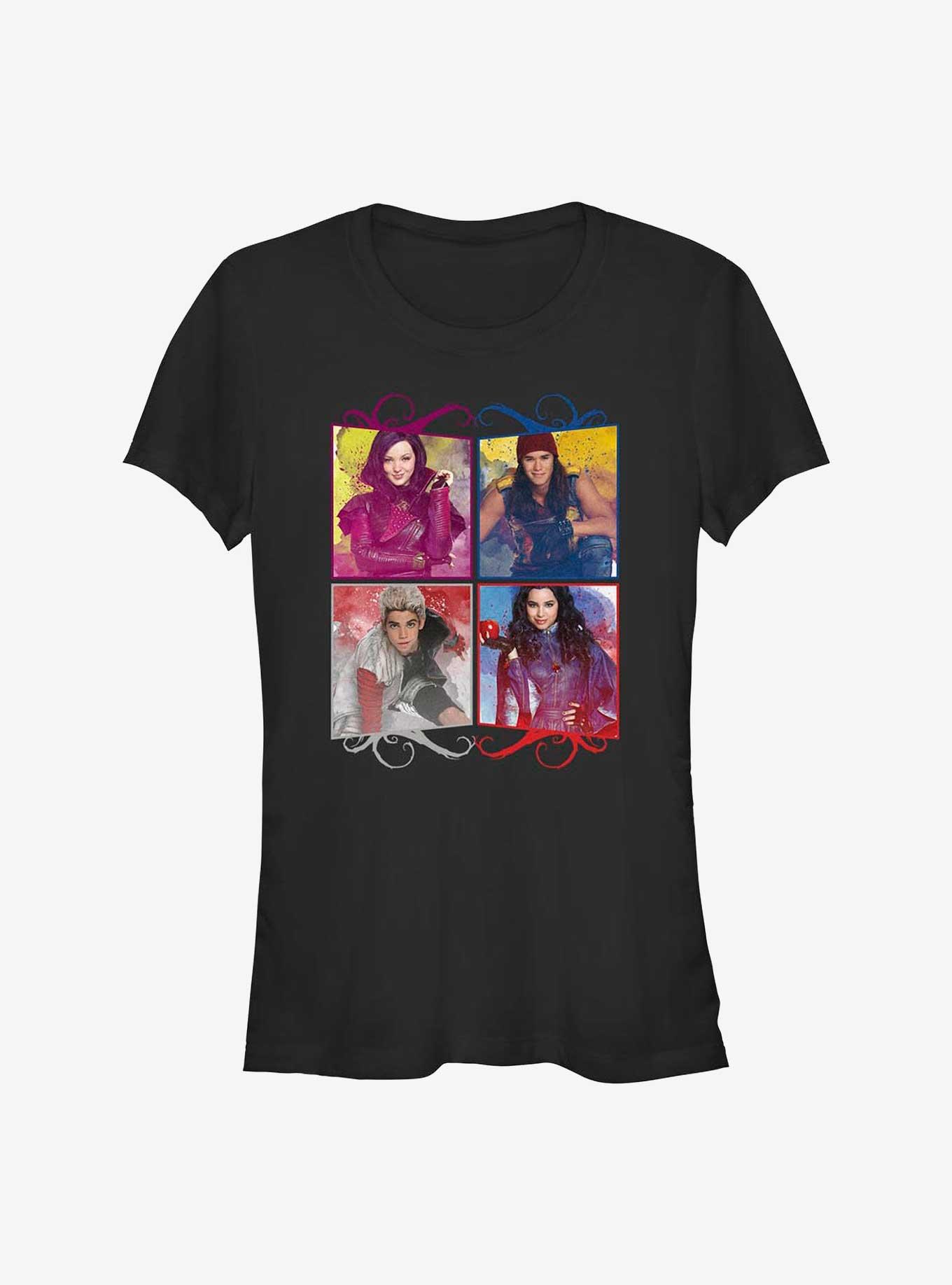 Disney Descendants Four Evil Boxes Girls T-Shirt