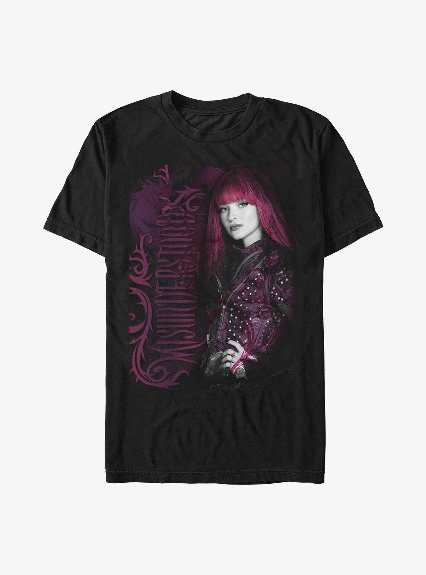 Disney Descendants Misunderstood Mal T-Shirt, BLACK, hi-res