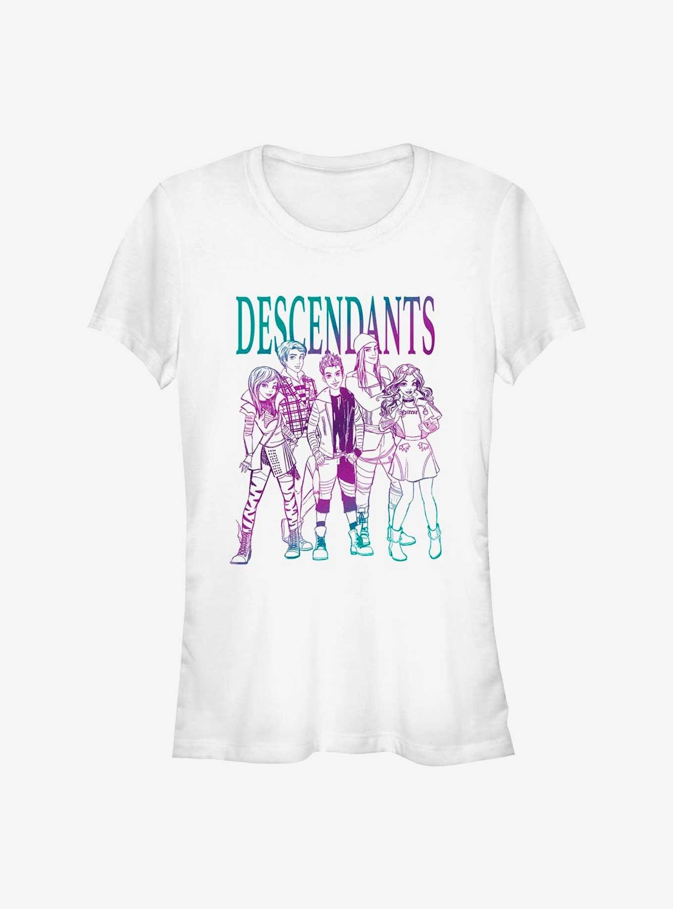 Disney Descendants Sketch Group Girls T-Shirt, , hi-res