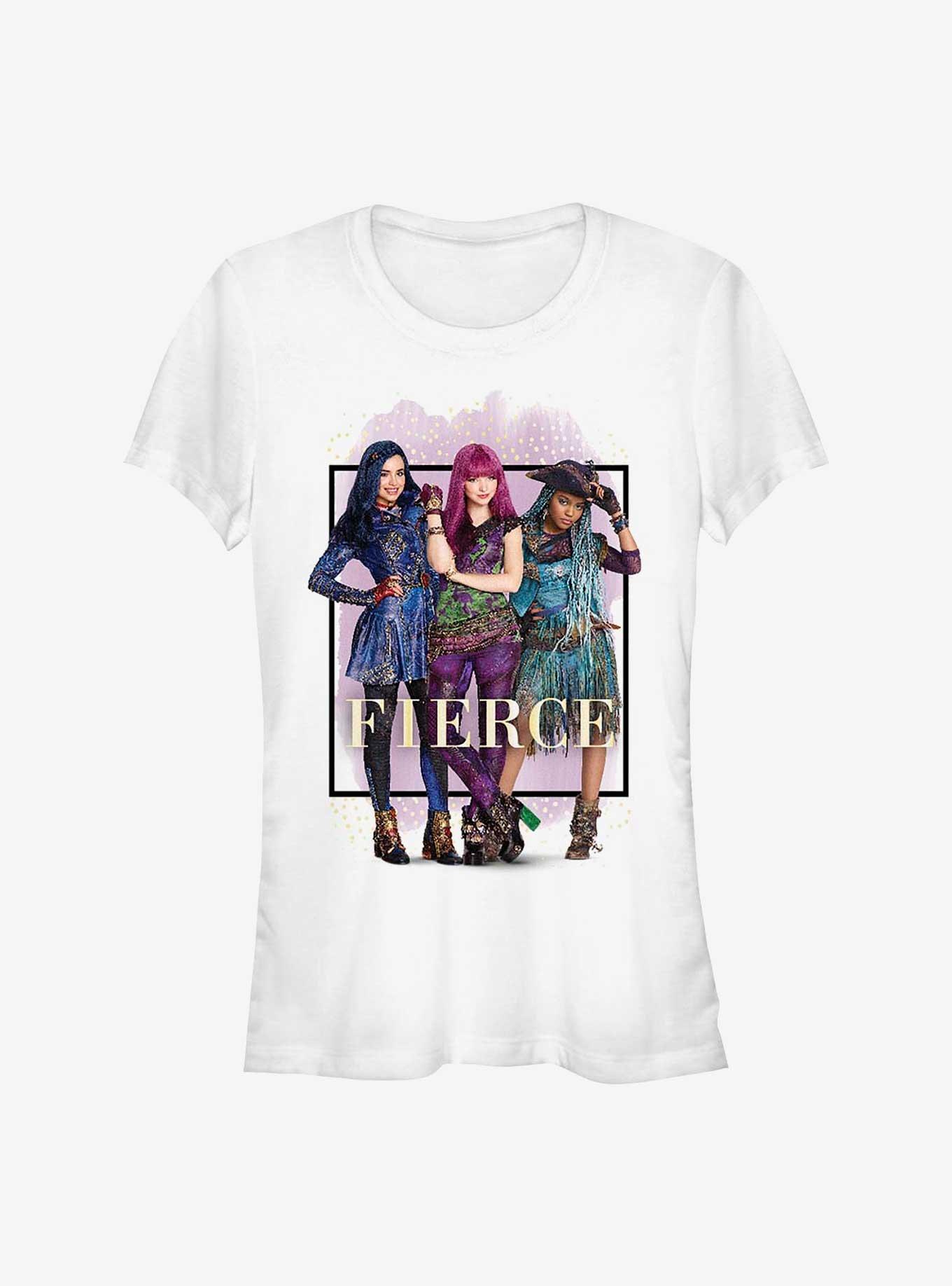 Disney Descendants The Fierce Ones Girls T-Shirt, WHITE, hi-res