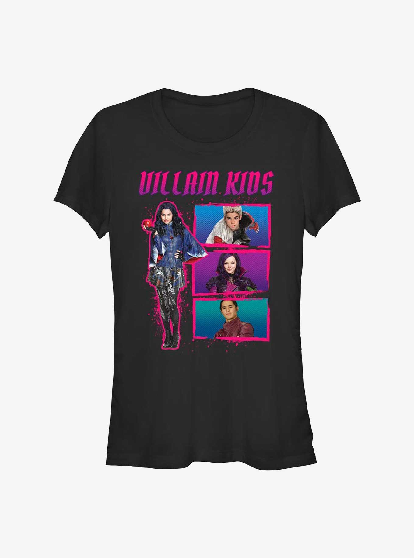 Disney Descendants Villian Kids Box Up Girls T-Shirt, BLACK, hi-res