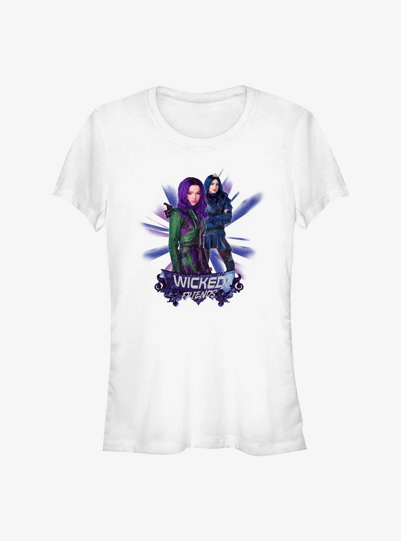 Disney Descendants Wicked Friends Mal Evie Girls T-Shirt, , hi-res