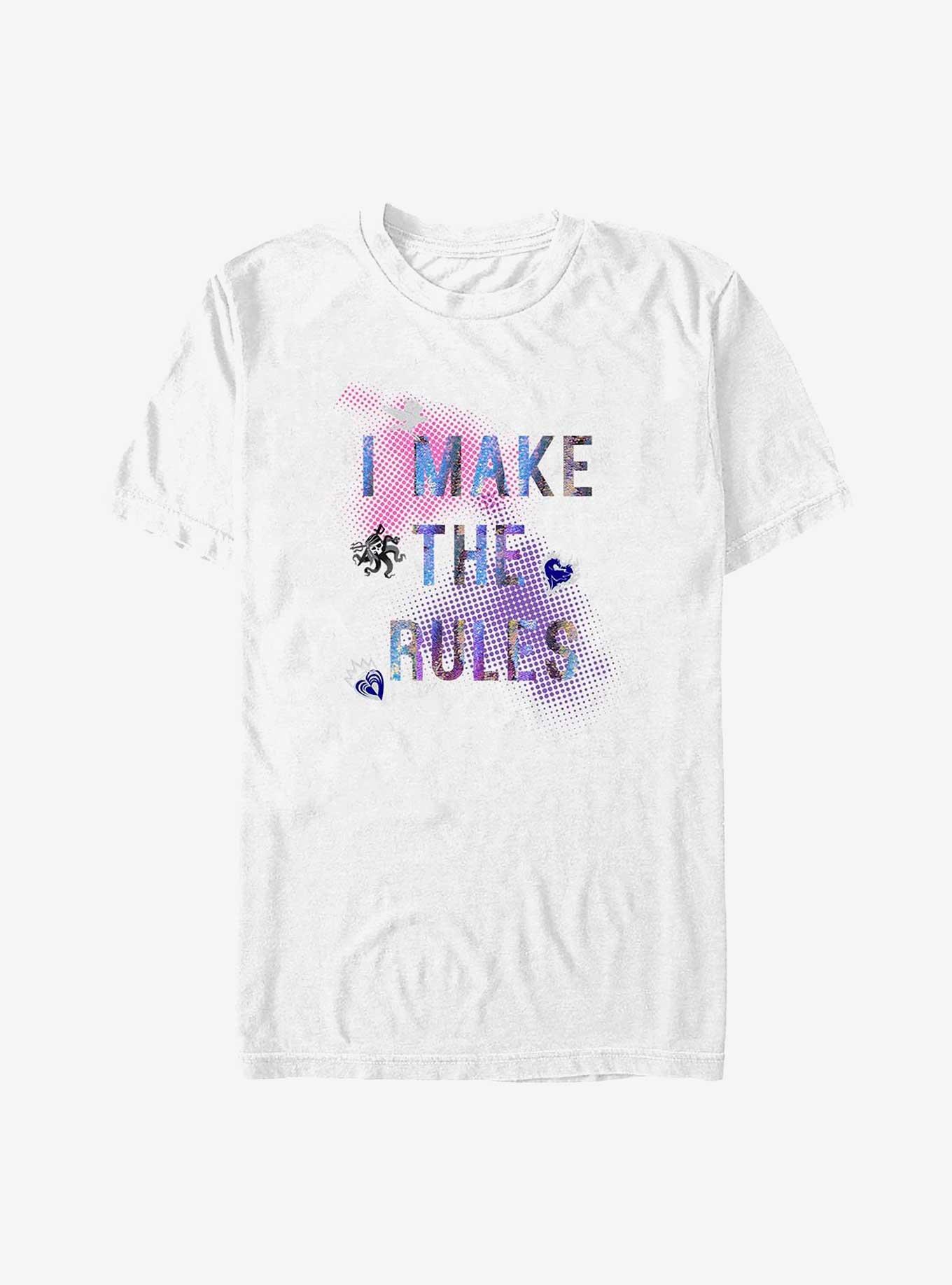 Disney Descendants I Make The Rules T-Shirt, WHITE, hi-res