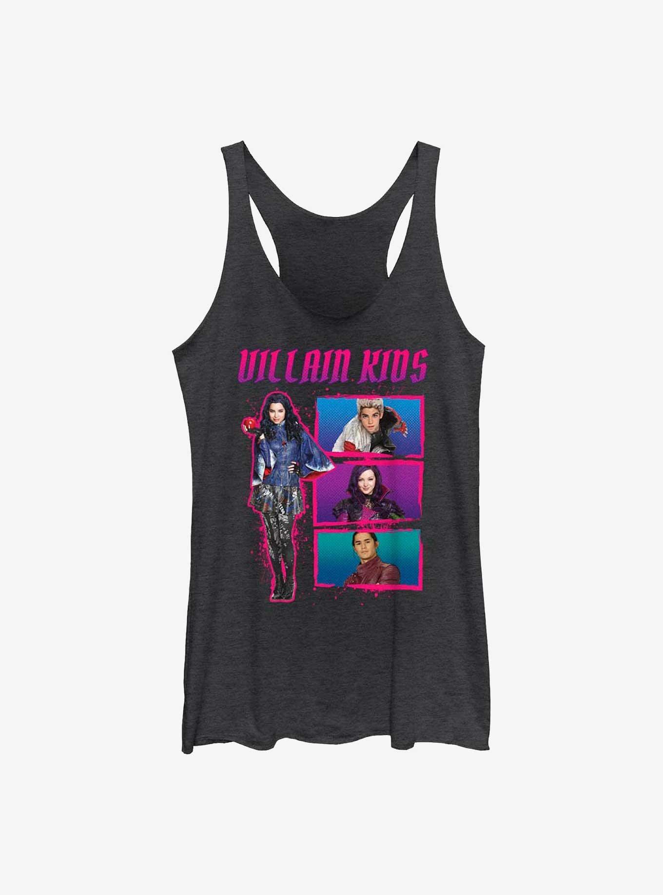 Disney Descendants Villian Kids Box Up Girls Tank, BLK HTR, hi-res