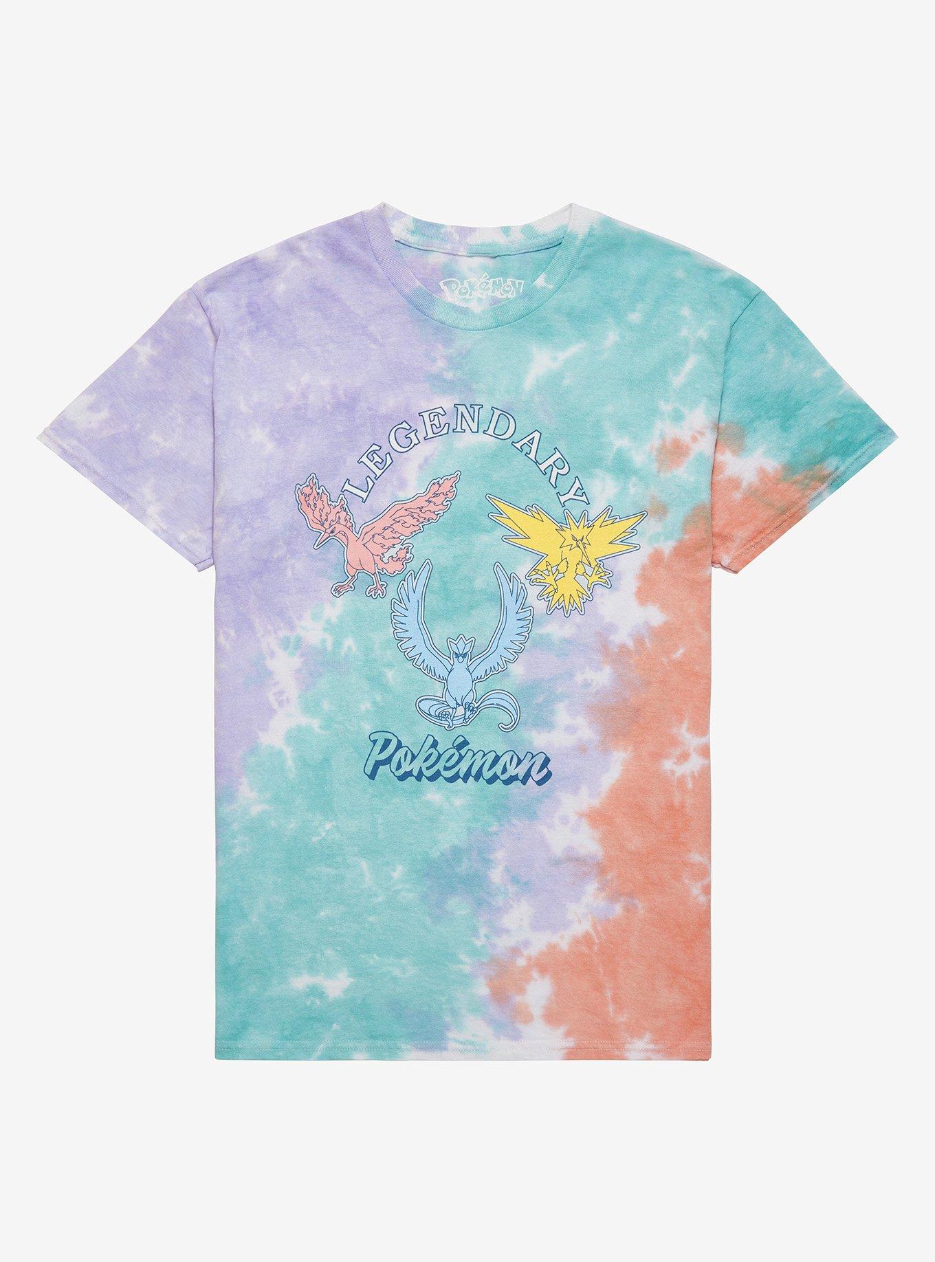 Pok&eacute;mon Legendary Birds Tie-Dye T-Shirt - BoxLunch Exclusive, MULTI, hi-res