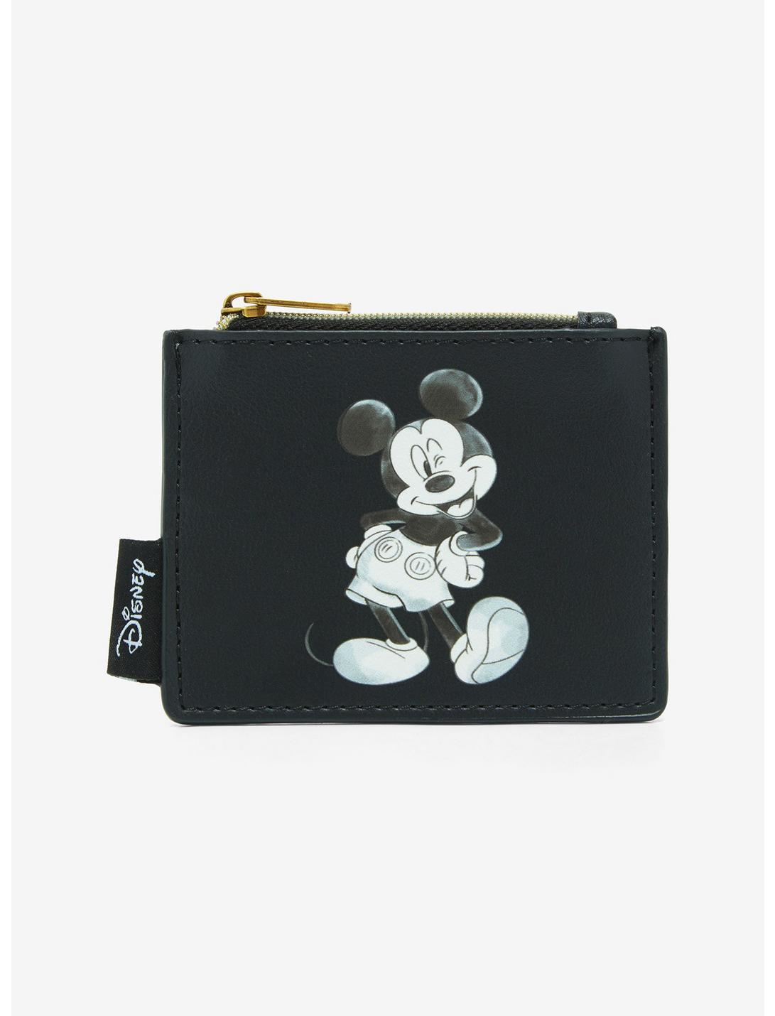 Loungefly Disney Mickey Mouse Black & White Icon Cardholder, , hi-res