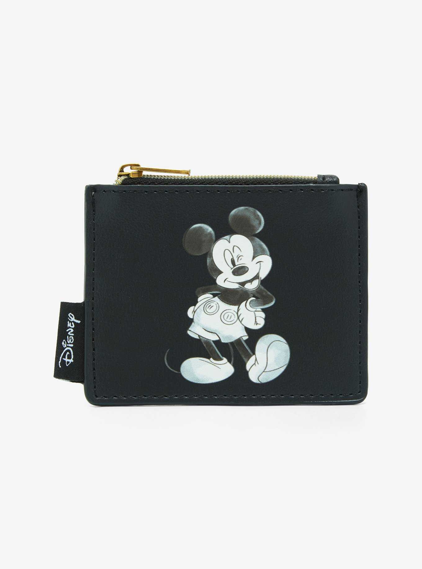 Loungefly Disney Mickey Mouse Black & White Icon Cardholder, , hi-res