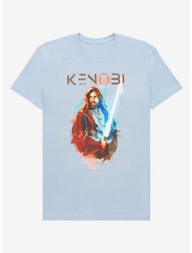 Star Wars Obi-Wan Kenobi Lightsaber Portrait T-Shirt - BoxLunch Exclusive, , hi-res