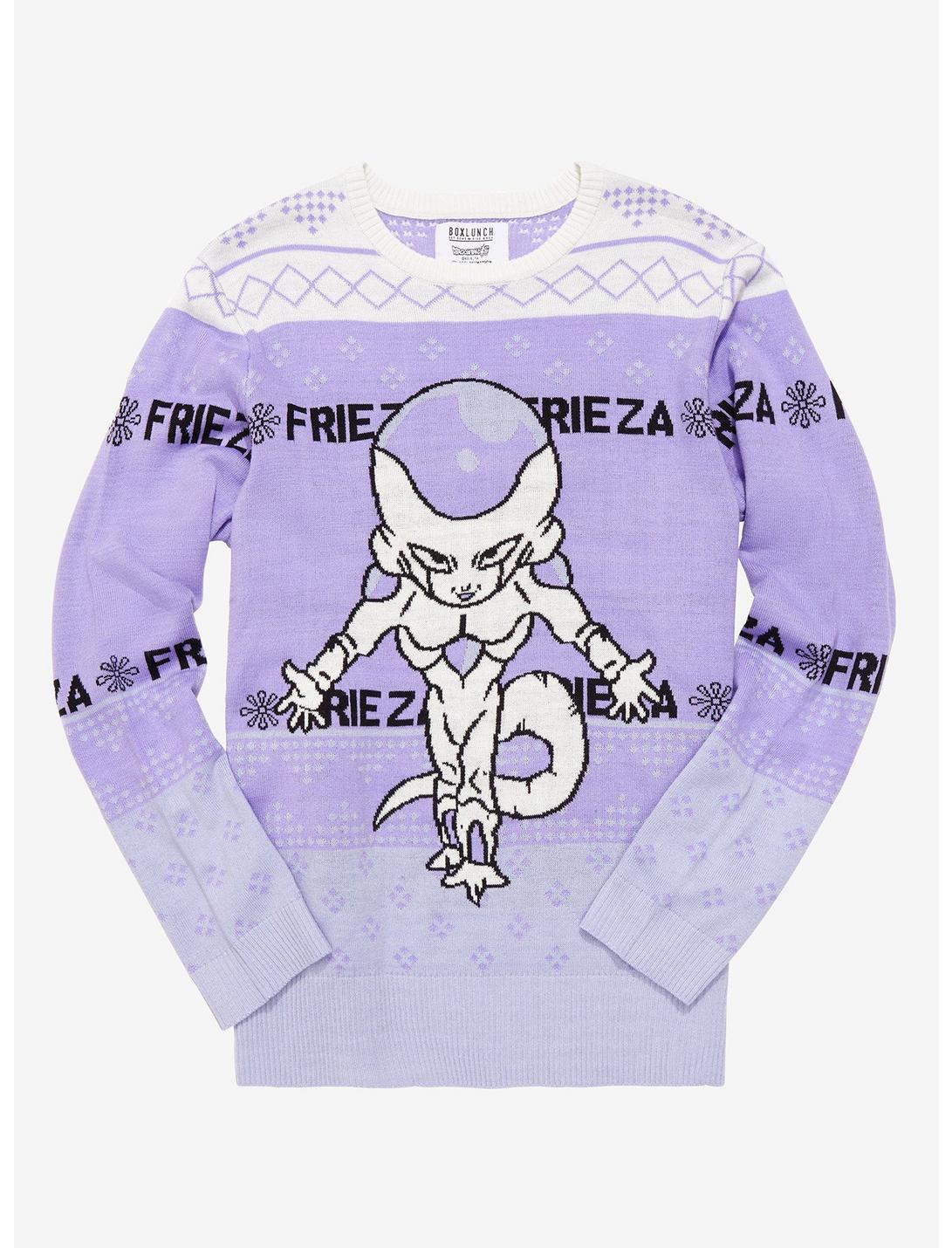 Dragon Ball Z Final Form Frieza Holiday Sweater - BoxLunch Exclusive, LILAC, hi-res