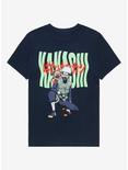 Naruto Shippuden Kakashi & Pakkun Portrait T-Shirt - BoxLunch Exclusive, NAVY, hi-res