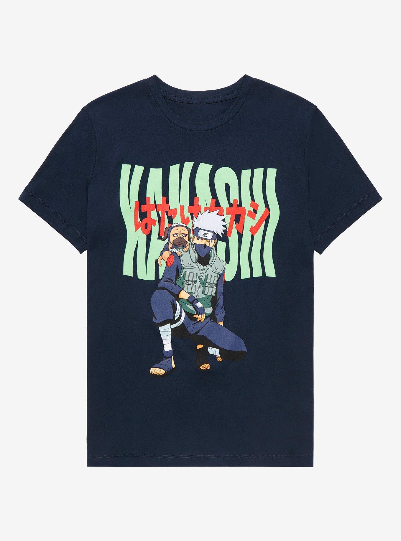 Naruto Shippuden Kakashi & Pakkun Portrait T-Shirt - BoxLunch Exclusive, , hi-res