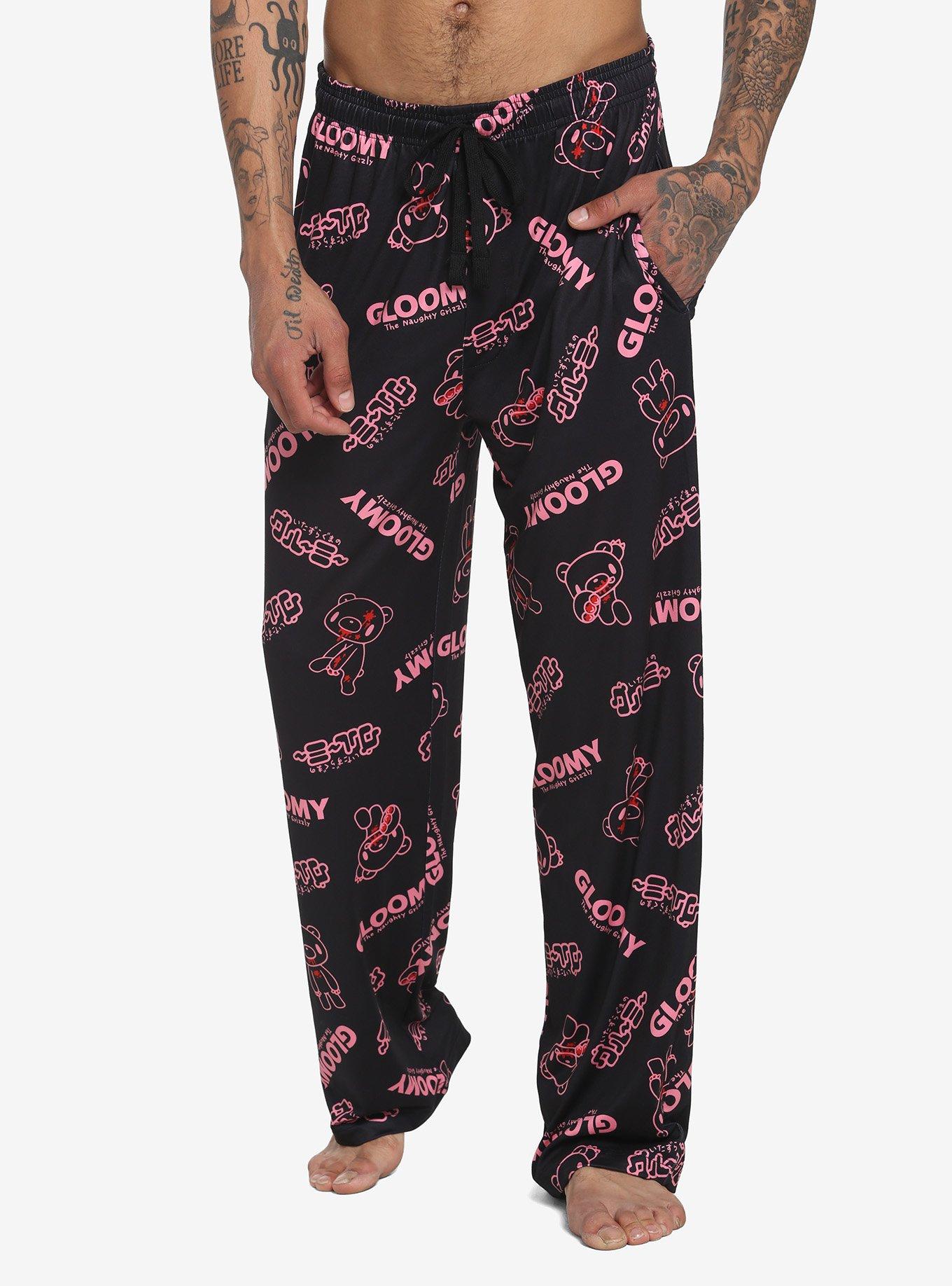Gloomy Bear Logo Pajama Pants | Hot Topic