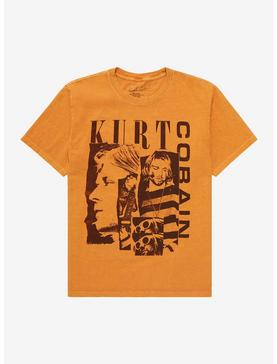 Kurt Cobain Photo Collage Boyfriend Fit Girls T-Shirt, , hi-res
