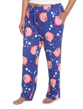 Kirby Floating Stars Pajama Pants Plus Size, , hi-res