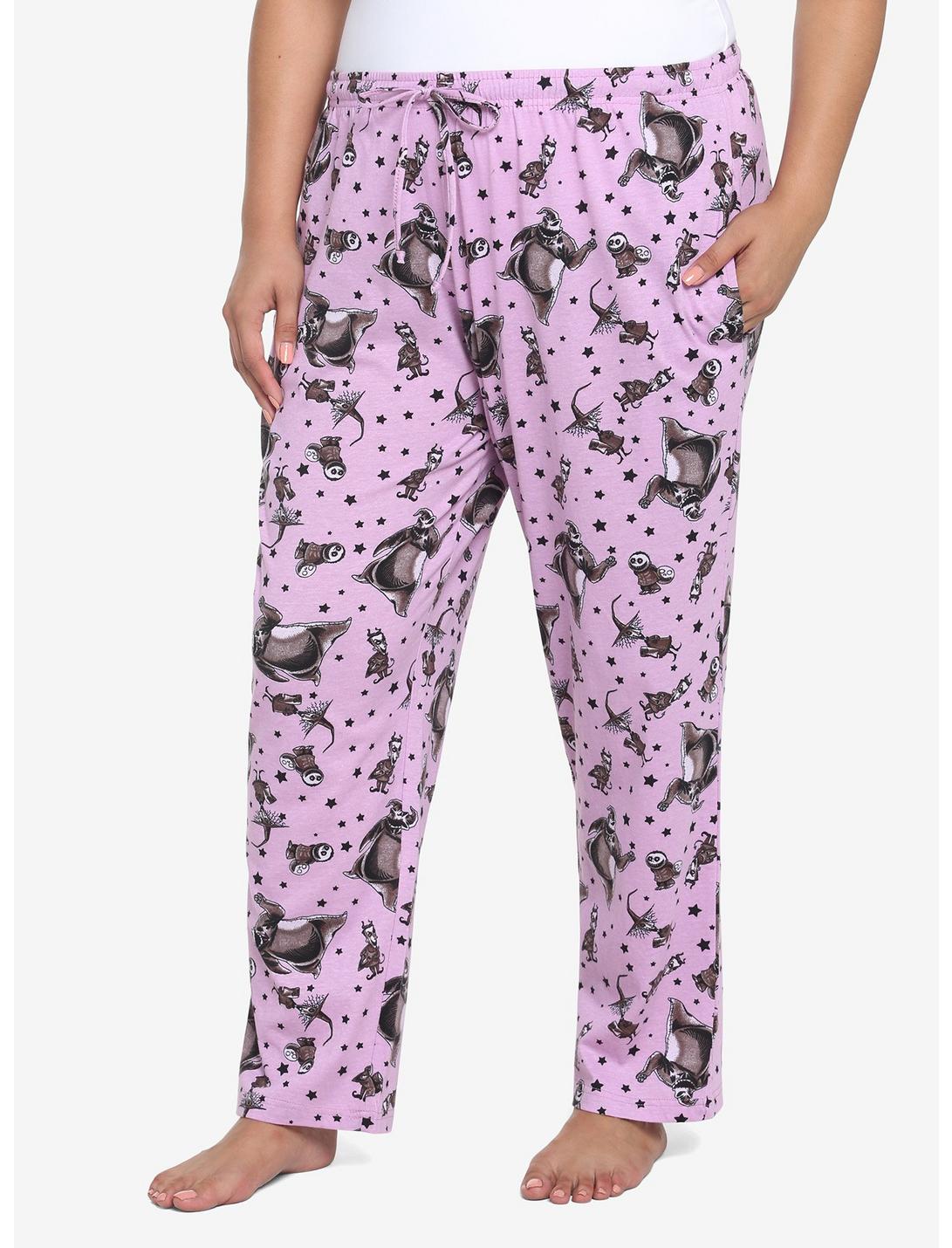 The Nightmare Before Christmas Oogie & Crew Pajama Pants Plus Size, MULTI, hi-res