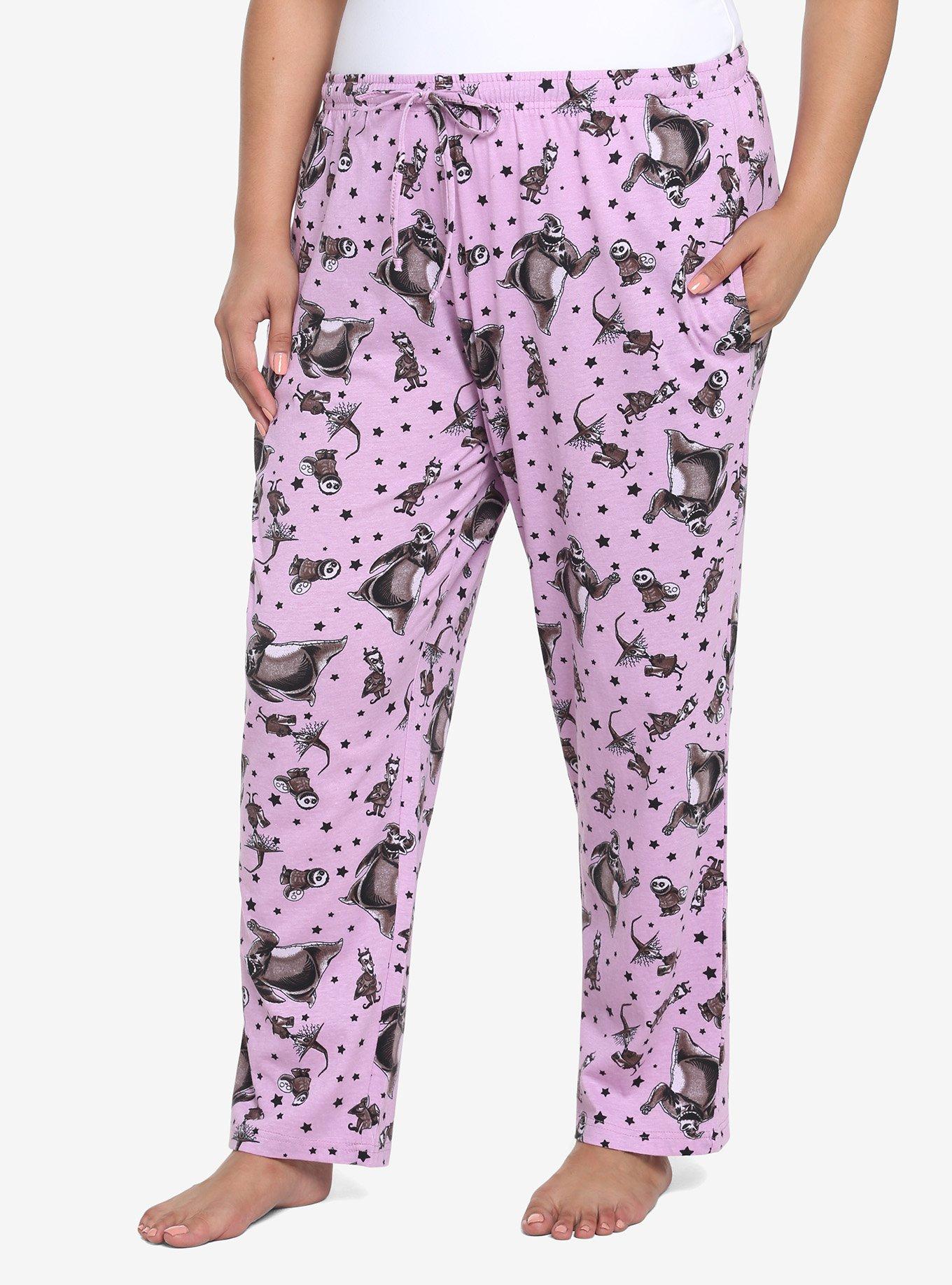 The Nightmare Before Christmas Oogie & Crew Pajama Pants Plus Size, MULTI, hi-res