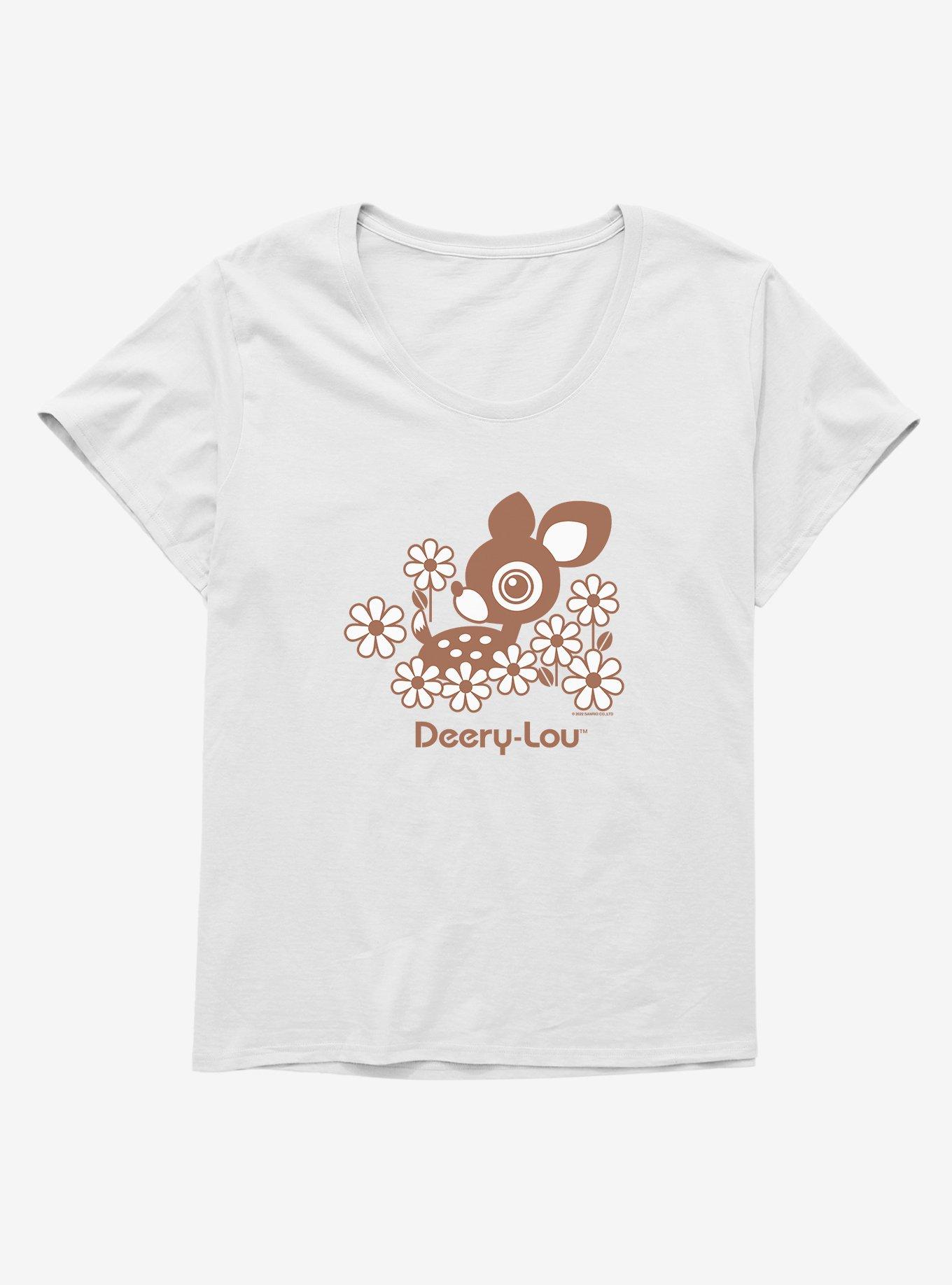 Deery-Lou Floral Design Girls T-Shirt Plus