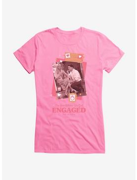 Friends The One Where We Got Engaged Girls T-Shirt, CHARITY PINK, hi-res