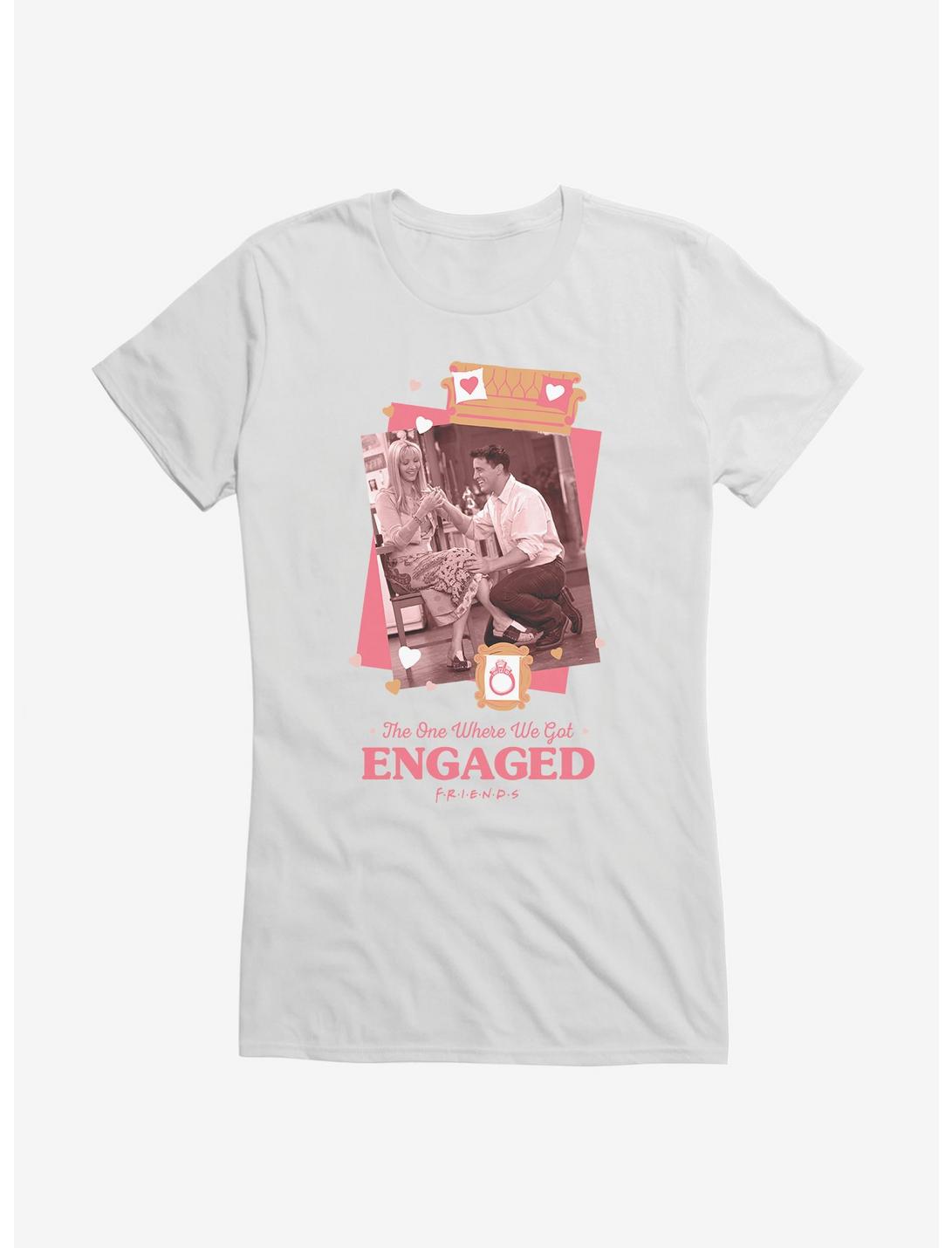 Friends The One Where We Got Engaged Girls T-Shirt, , hi-res