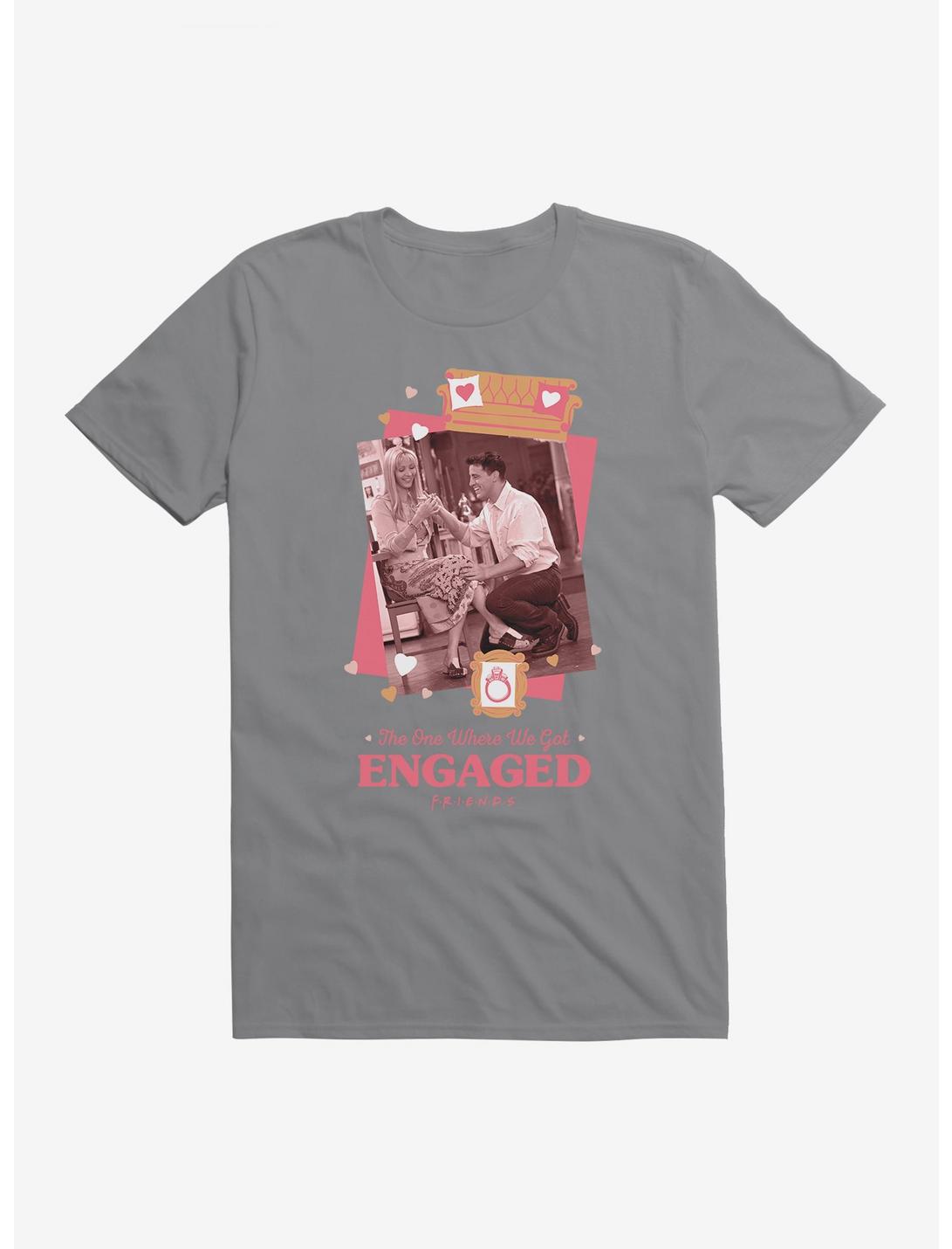 Friends The One Where We Got Engaged T-Shirt, STORM GREY, hi-res