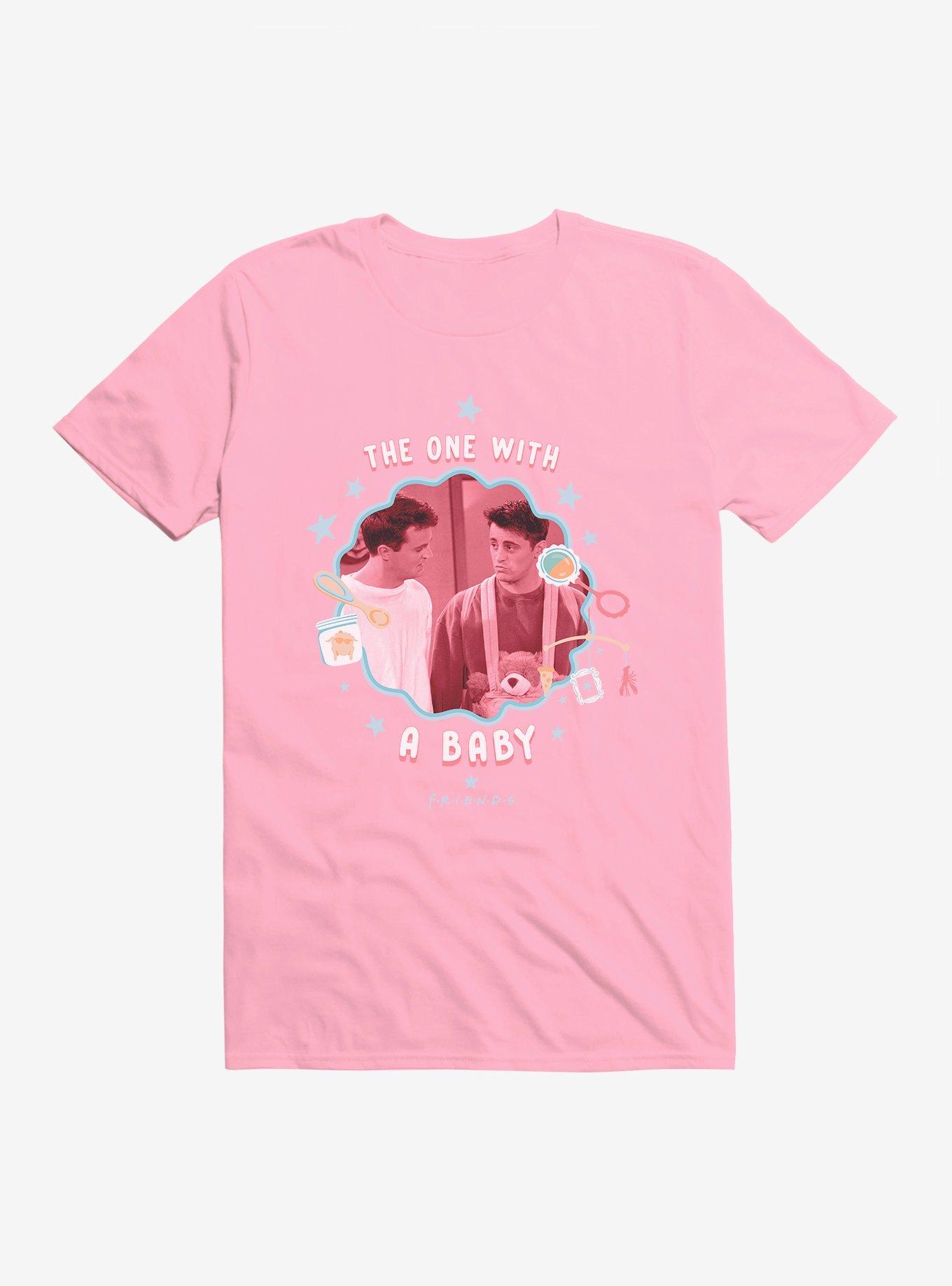 Friends The One With A Baby T-Shirt, CHARITY PINK, hi-res