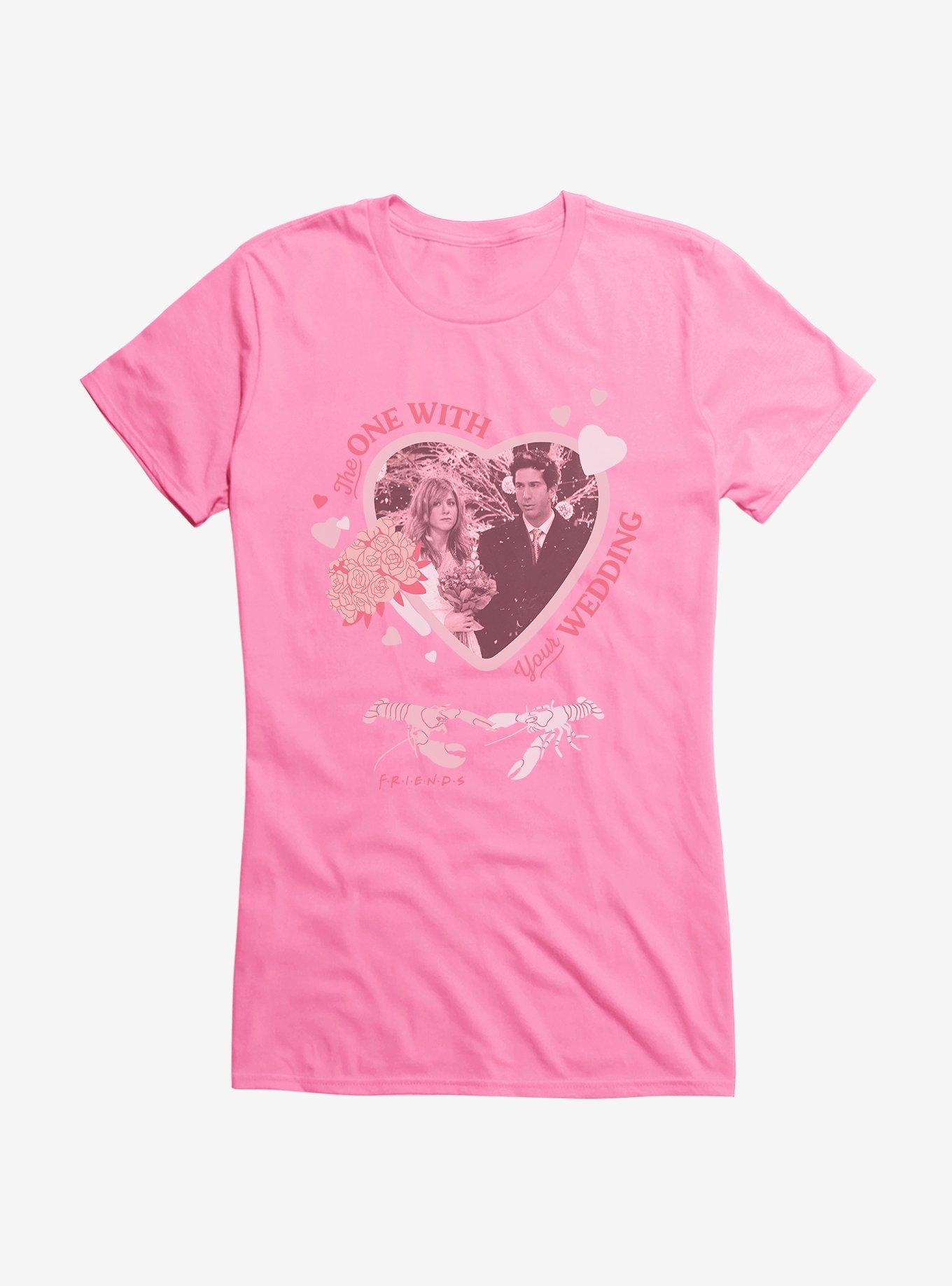 Friends The One With Your Wedding Girls T-Shirt, CHARITY PINK, hi-res