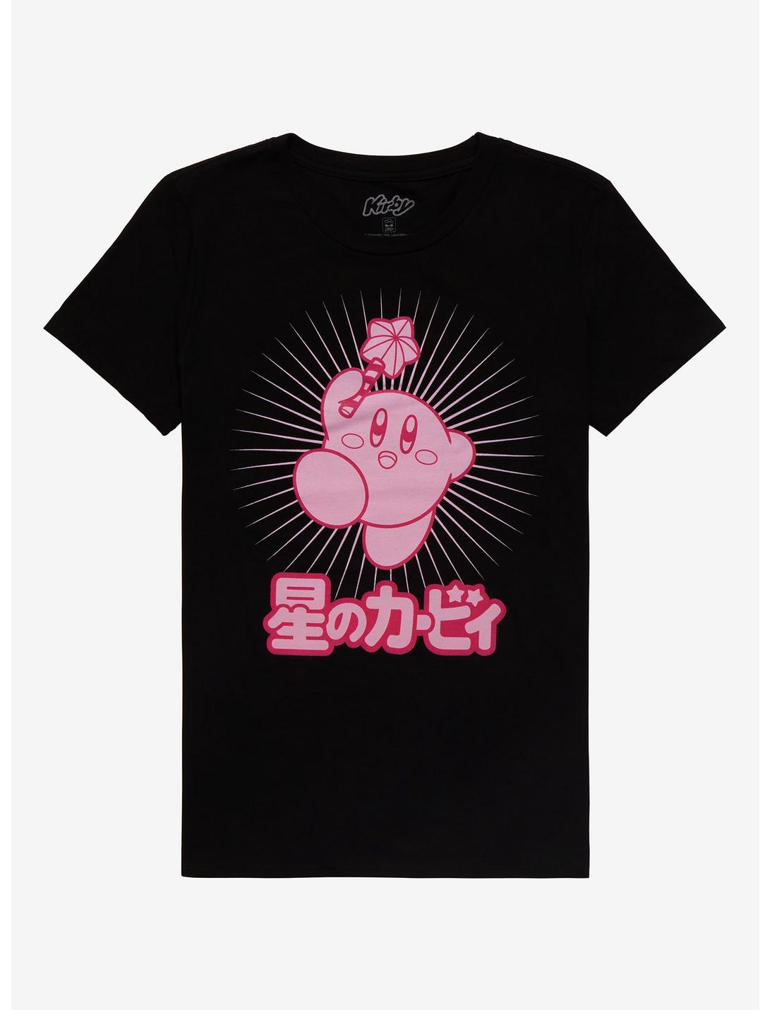 Kirby Pink Star Rod Boyfriend Fit Girls T-Shirt, MULTI, hi-res