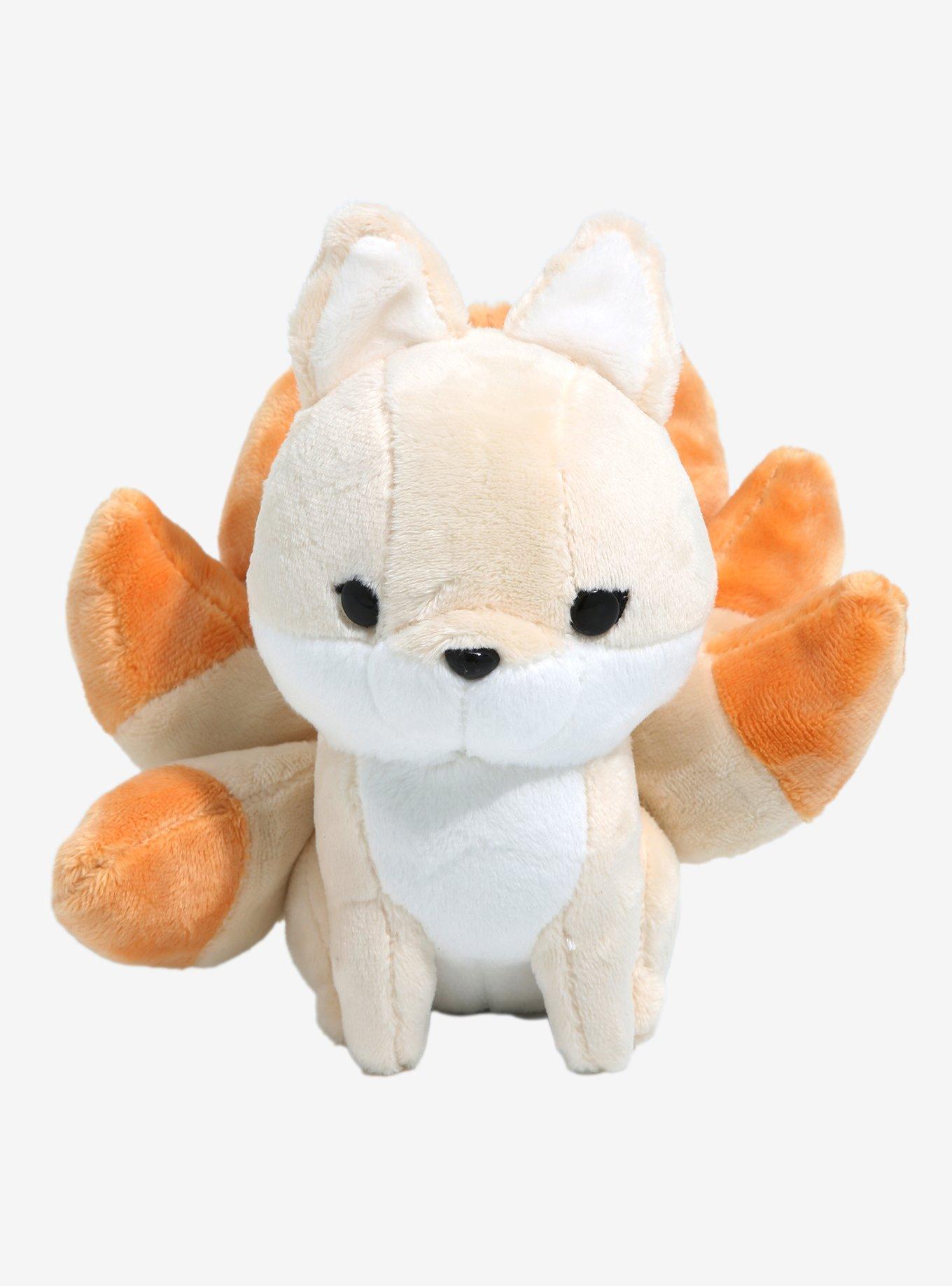 Bellzi Orange Fox Stuffed Animal Plush, Paper Source