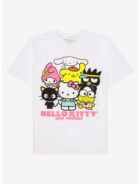 Hello Kitty And Friends Group Boyfriend Fit Girls T-Shirt Plus Size, , hi-res