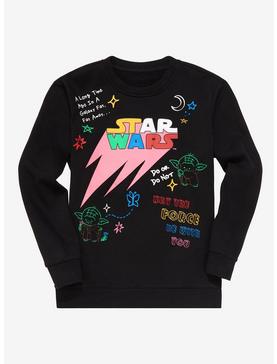 Our Universe Star Wars Doodles Youth Crewneck - BoxLunch Exclusive, , hi-res