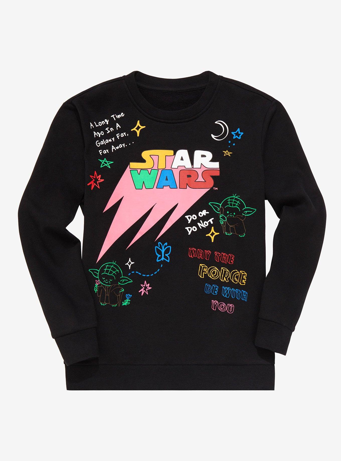 Our Universe Star Wars Doodles Youth Crewneck - BoxLunch Exclusive ...