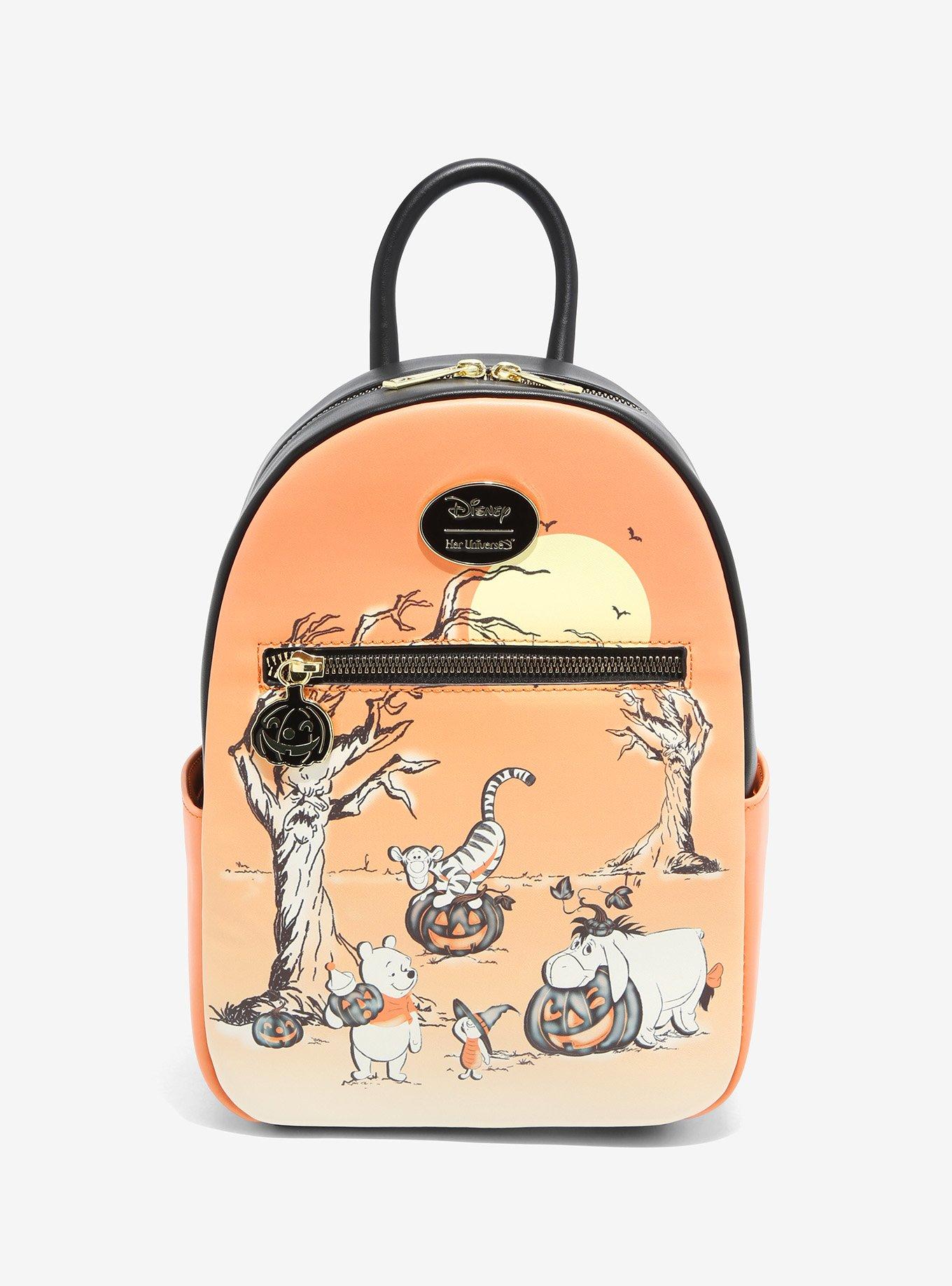 Disney Mini Bucket Bag Cute Cartoon Winnie the Pooh PU Female Summer Pooh  Honey Pot Round Box Bag Crossbody Shoulder Bucket Bags