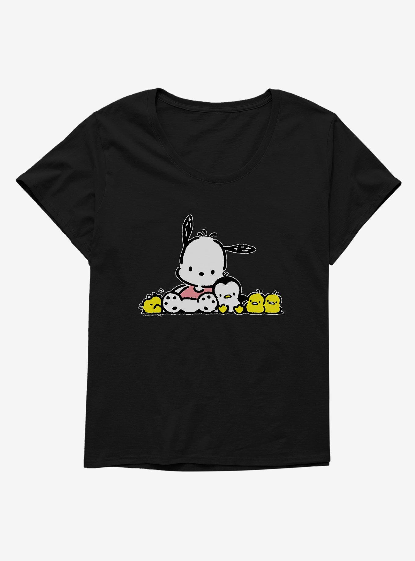 Pochacco Summer Friends Womens T-Shirt Plus Size, , hi-res