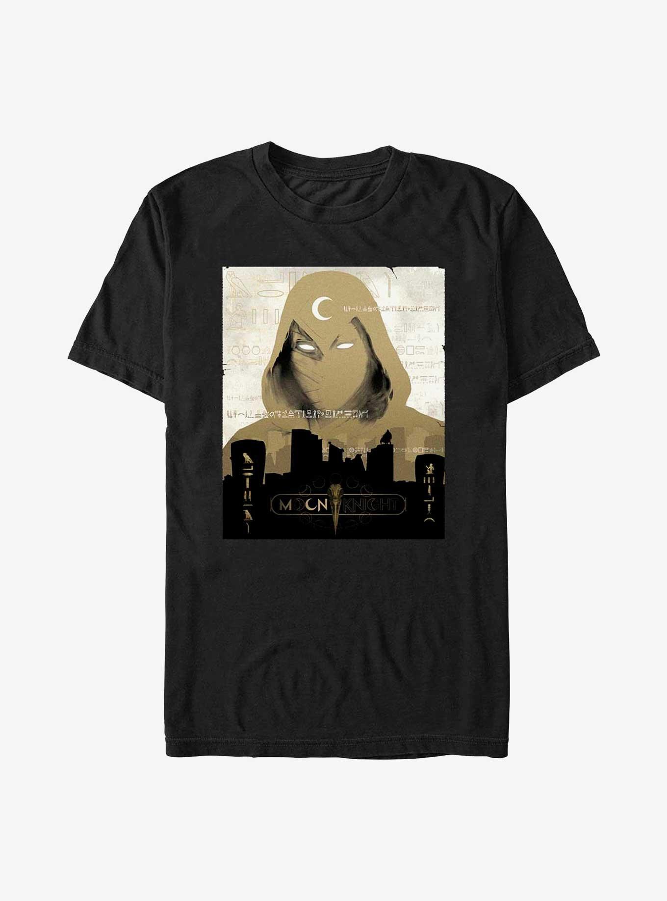 Marvel Moon Knight Silhouette Vengeance T-Shirt, BLACK, hi-res