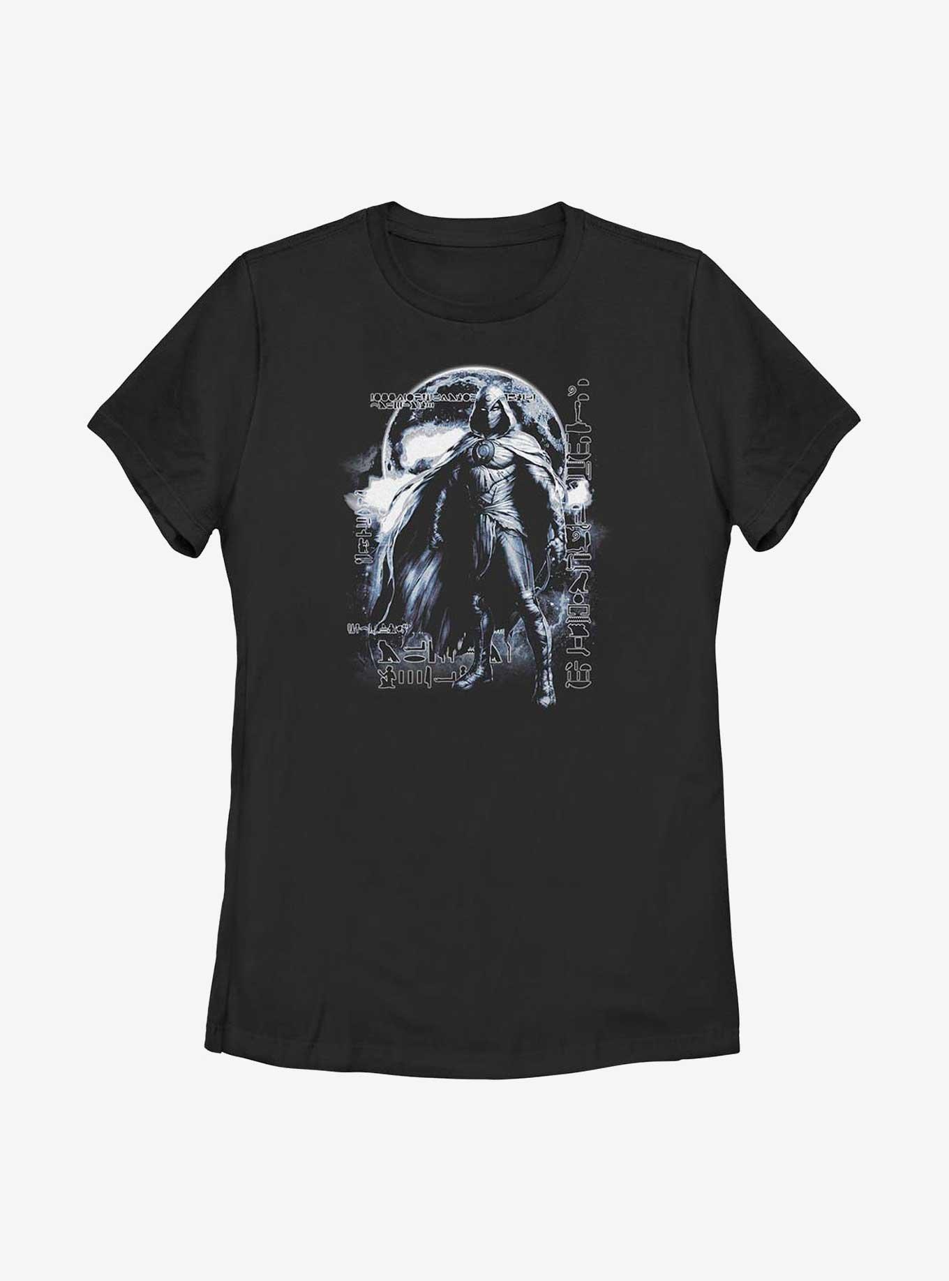 Marvel Moon Knight In The Night Womens T-Shirt, BLACK, hi-res