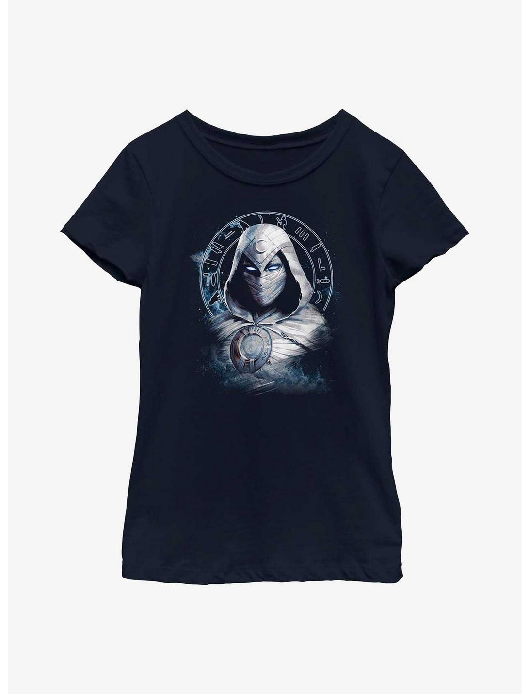 Marvel Moon Knight Galaxy Youth Girls T-Shirt, NAVY, hi-res
