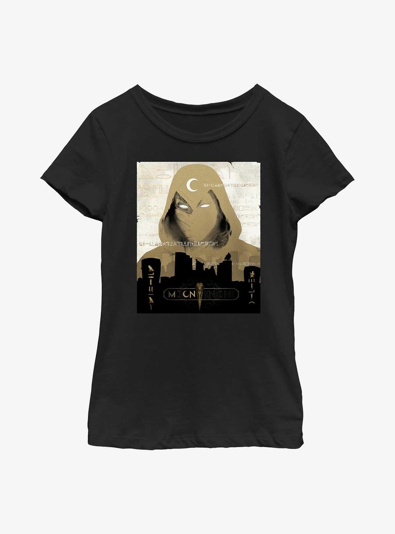 Marvel Moon Knight Silhouette Vengeance Youth Girls T-Shirt, , hi-res