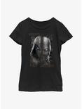 Marvel Moon Knight Split Mr. Knight Face Youth Girls T-Shirt, BLACK, hi-res