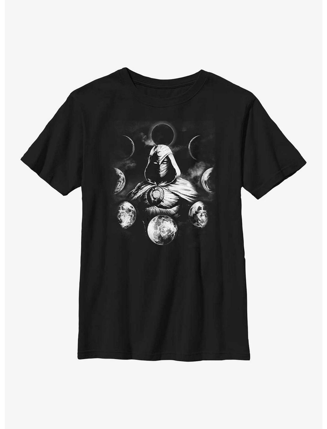 Marvel Moon Knight Grunge Youth T-Shirt, BLACK, hi-res