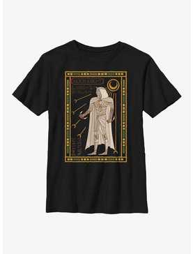 Marvel Moon Knight Tarot Hieroglyphics Youth T-Shirt, , hi-res