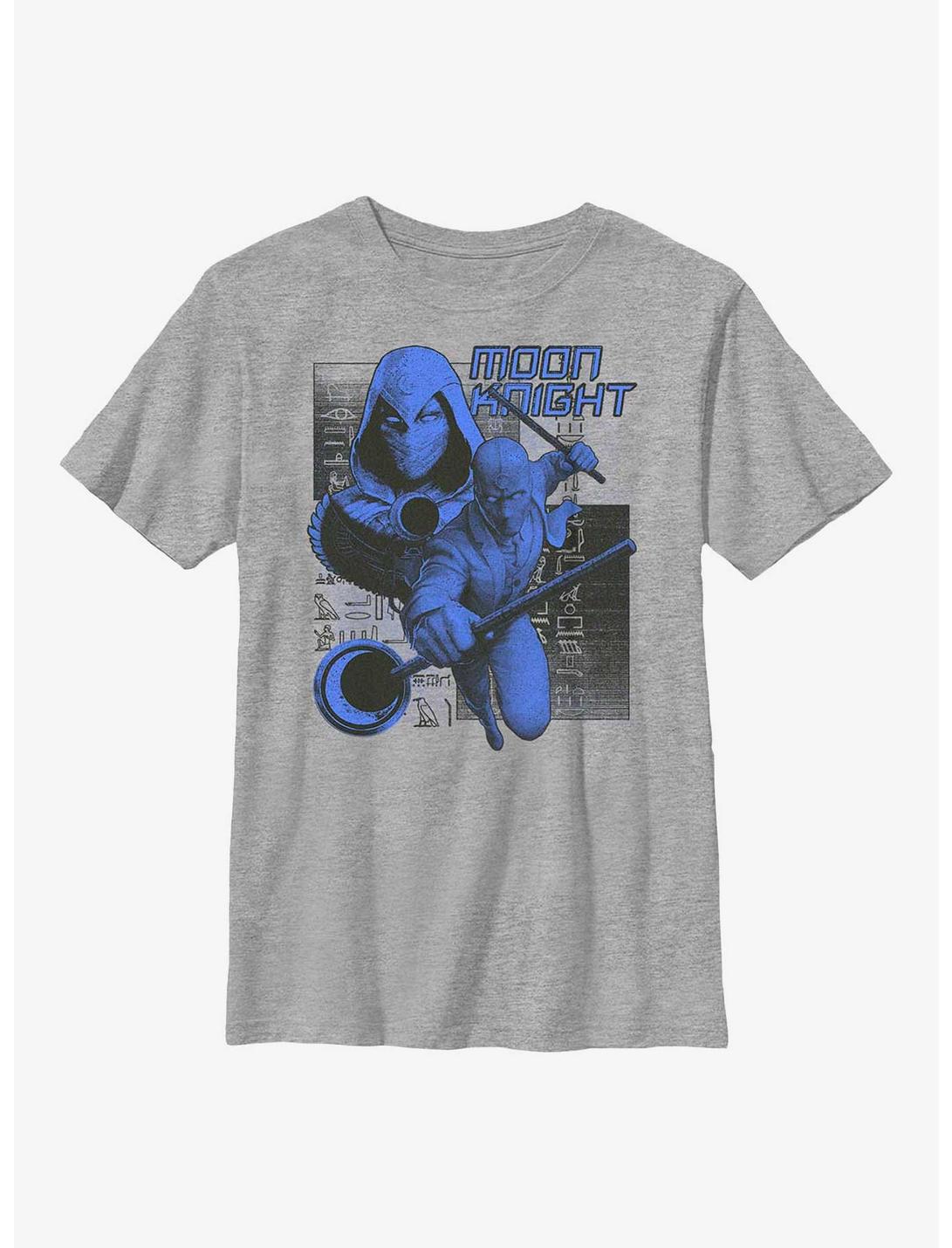 Marvel Moon Knight Vigilante Warrior Youth T-Shirt, ATH HTR, hi-res