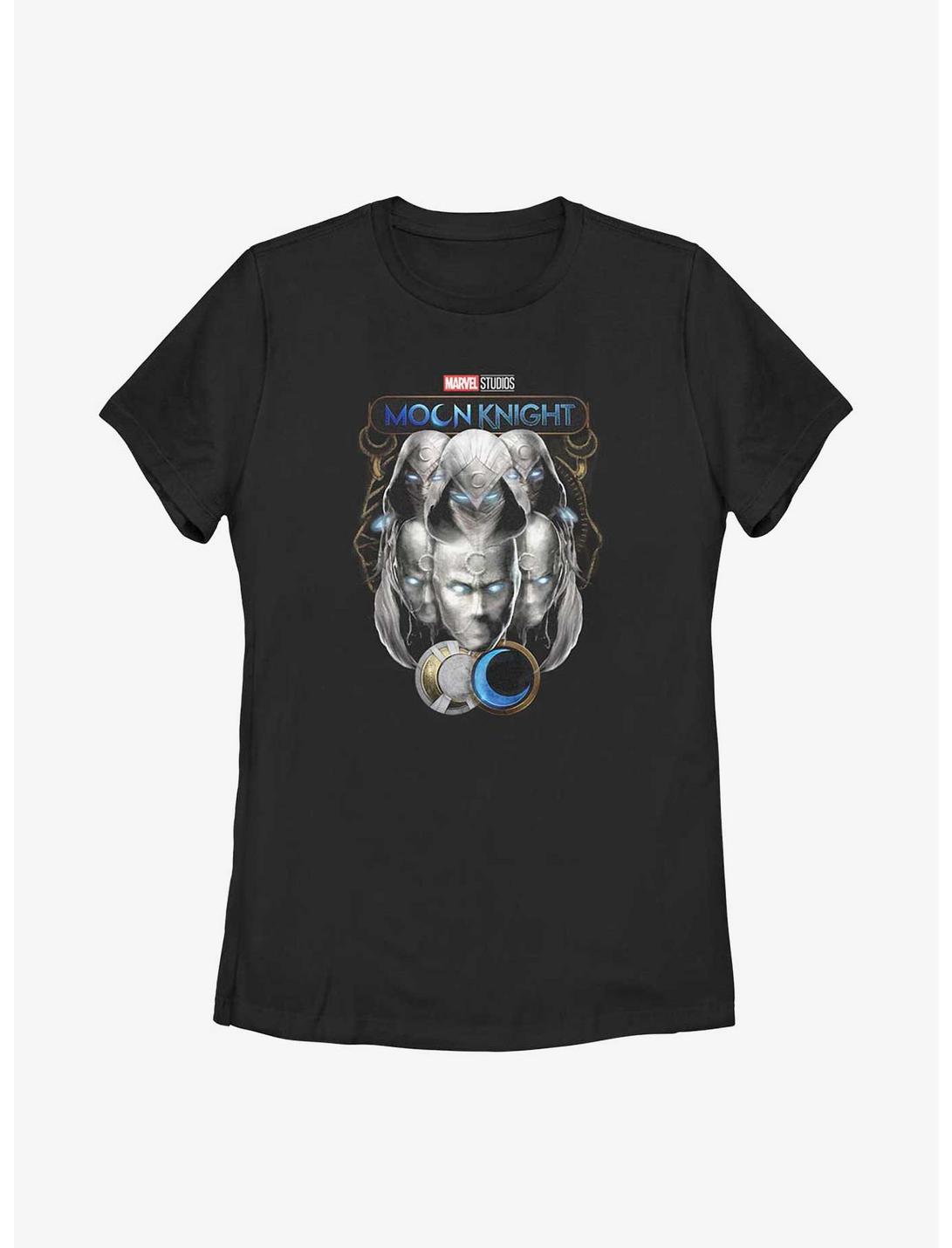 Marvel Moon Knight Multiple Voices Womens T-Shirt, BLACK, hi-res